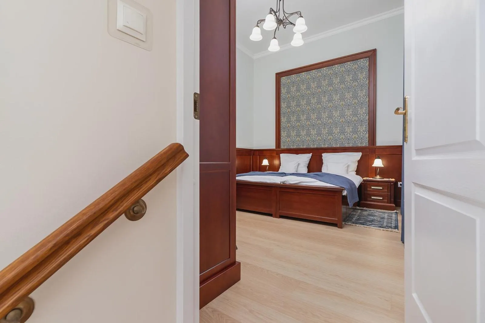 Bedroom, Bed in Elegant Apartments