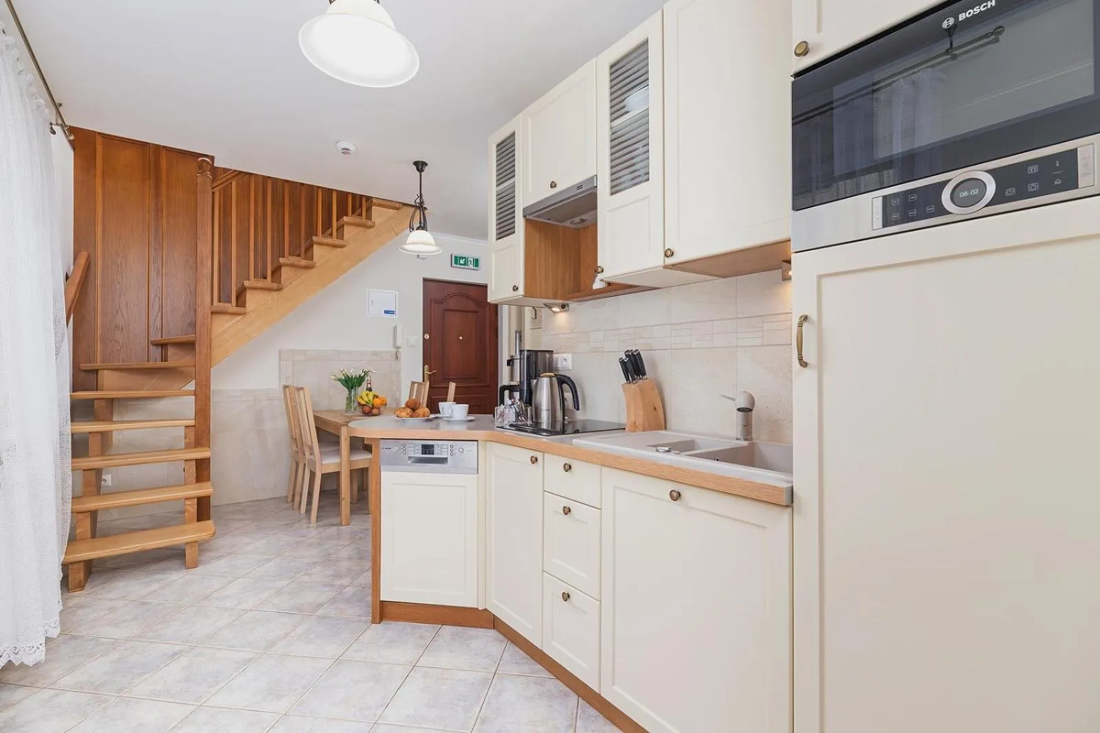 kitchen in Elegant Apartments