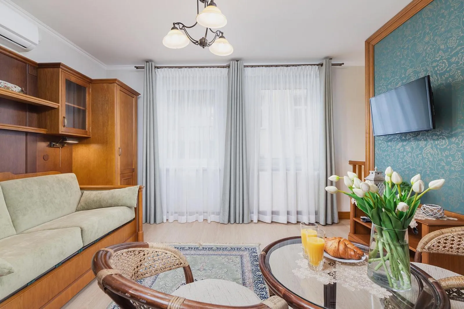 Living room in Elegant Apartments