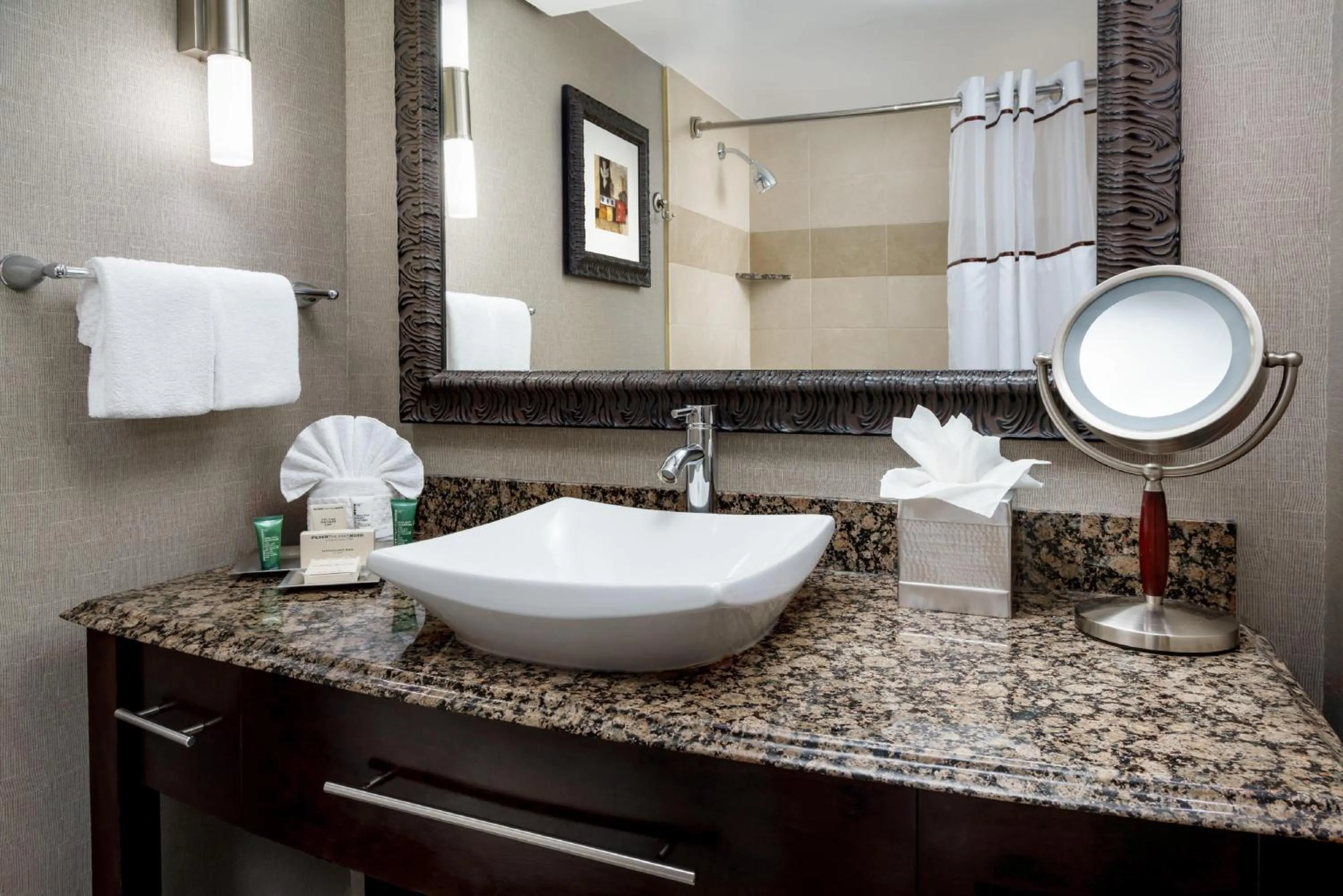 Bathroom in Hilton Charlotte University Place