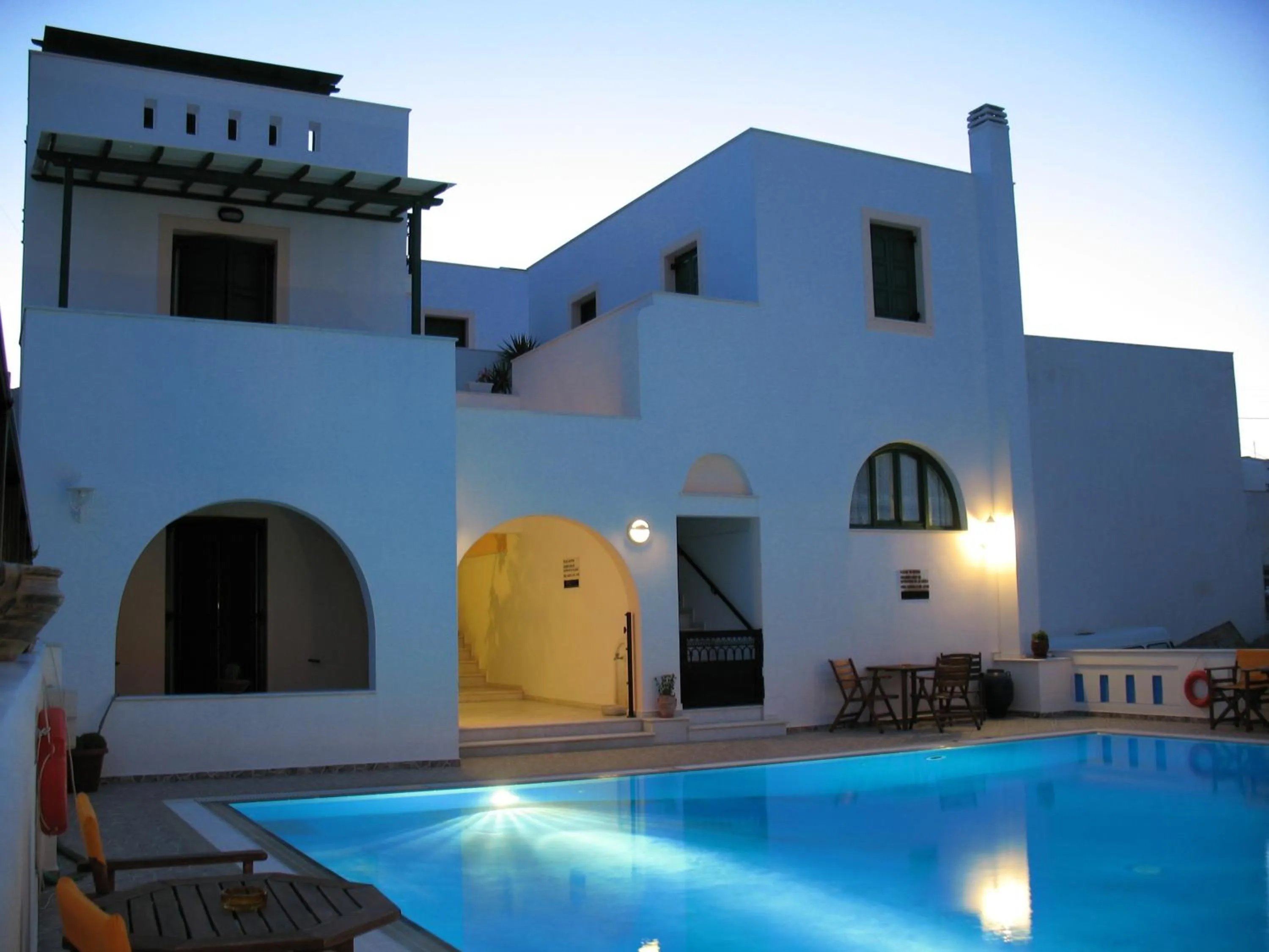 Swimming pool in Aegeon Hotel
