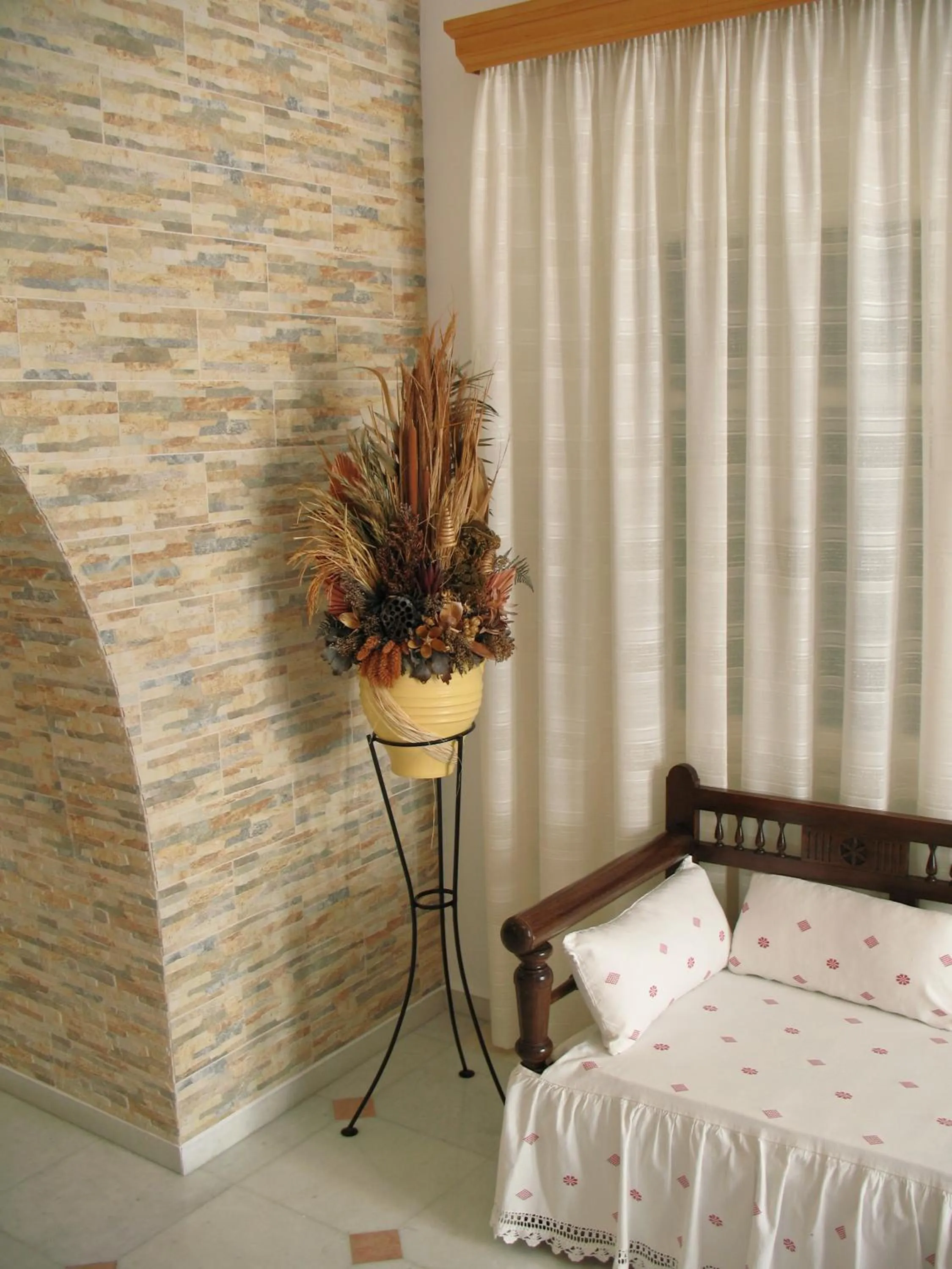 Lobby or reception, Bed in Aegeon Hotel