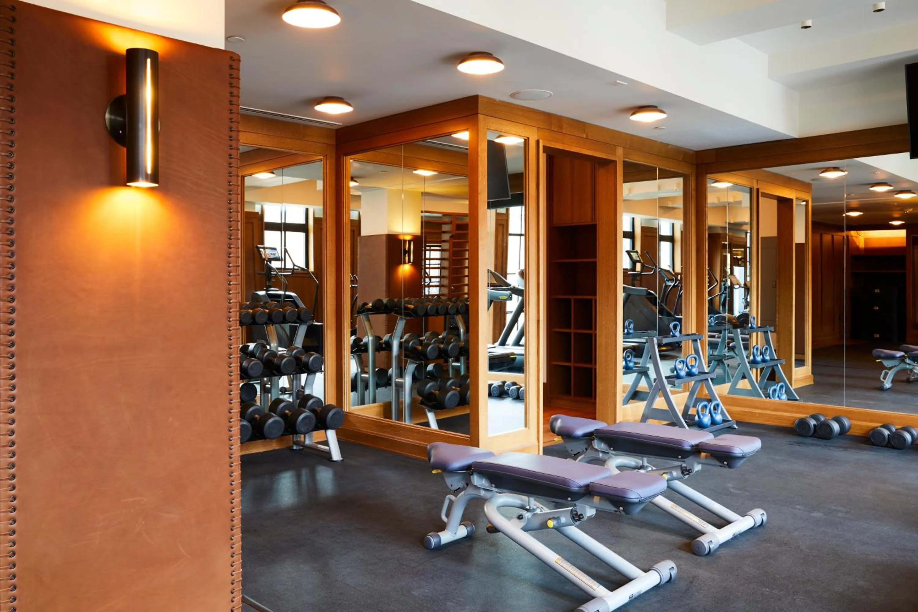 Fitness centre/facilities in Shinola Hotel