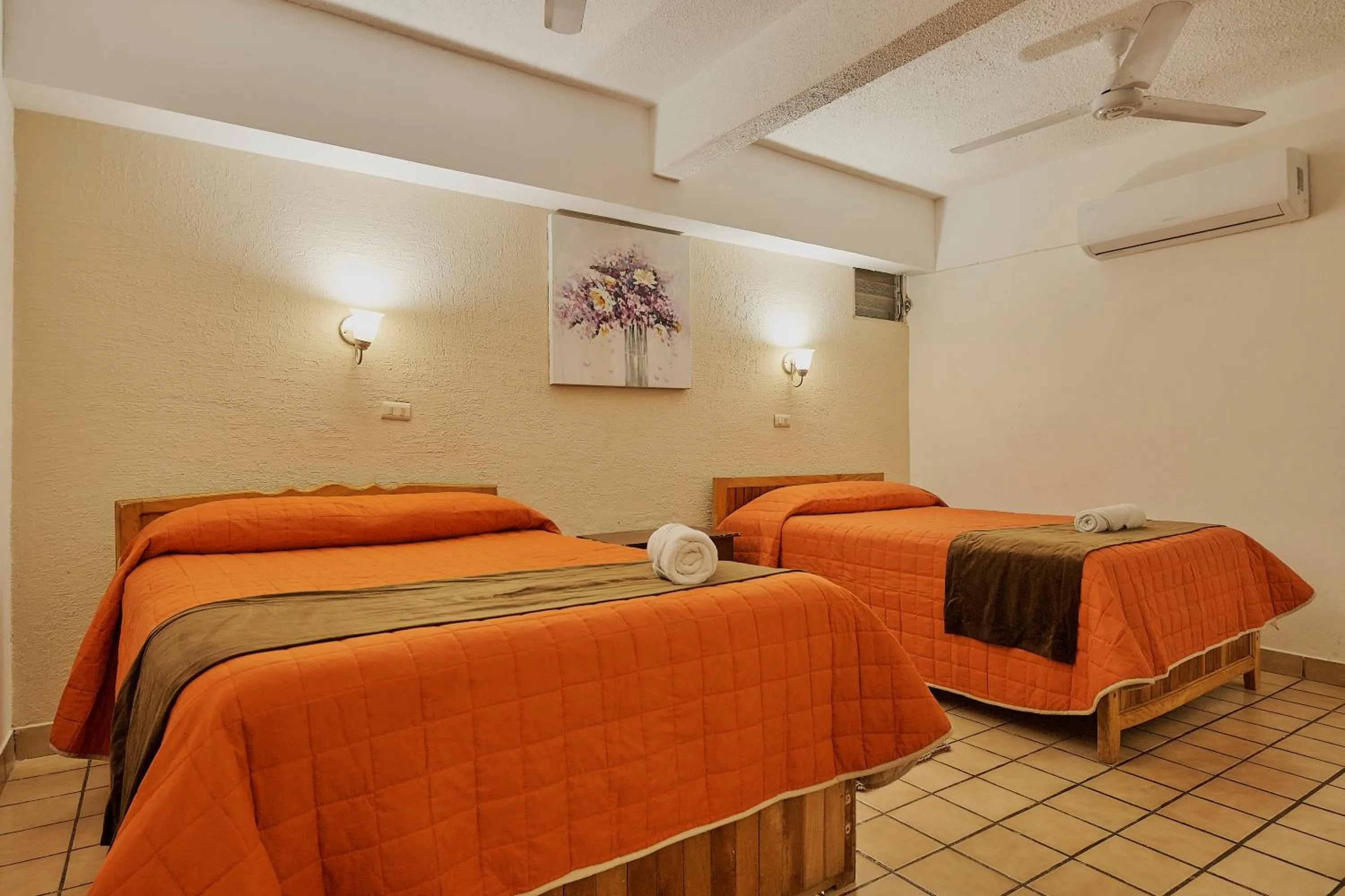 Bed in Hotel Cervantino