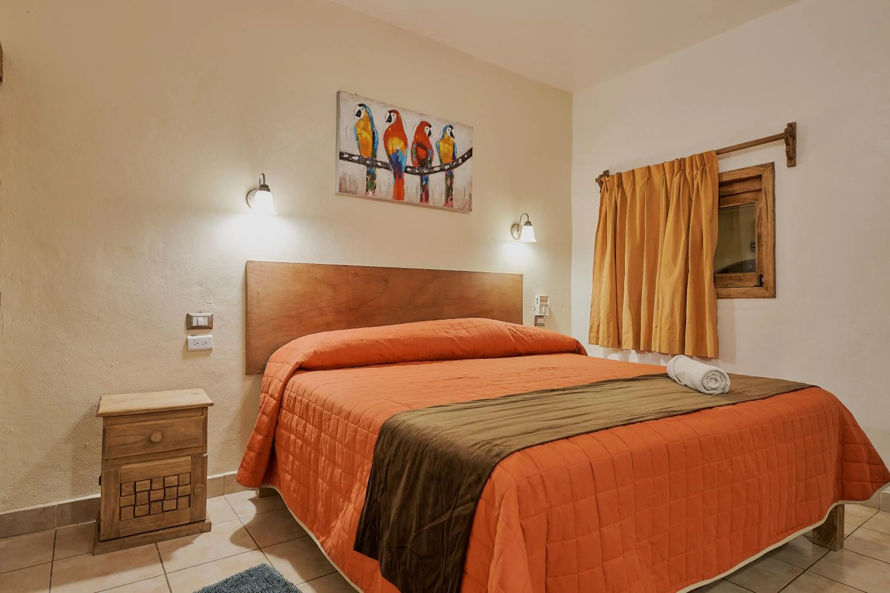 Bed in Hotel Cervantino