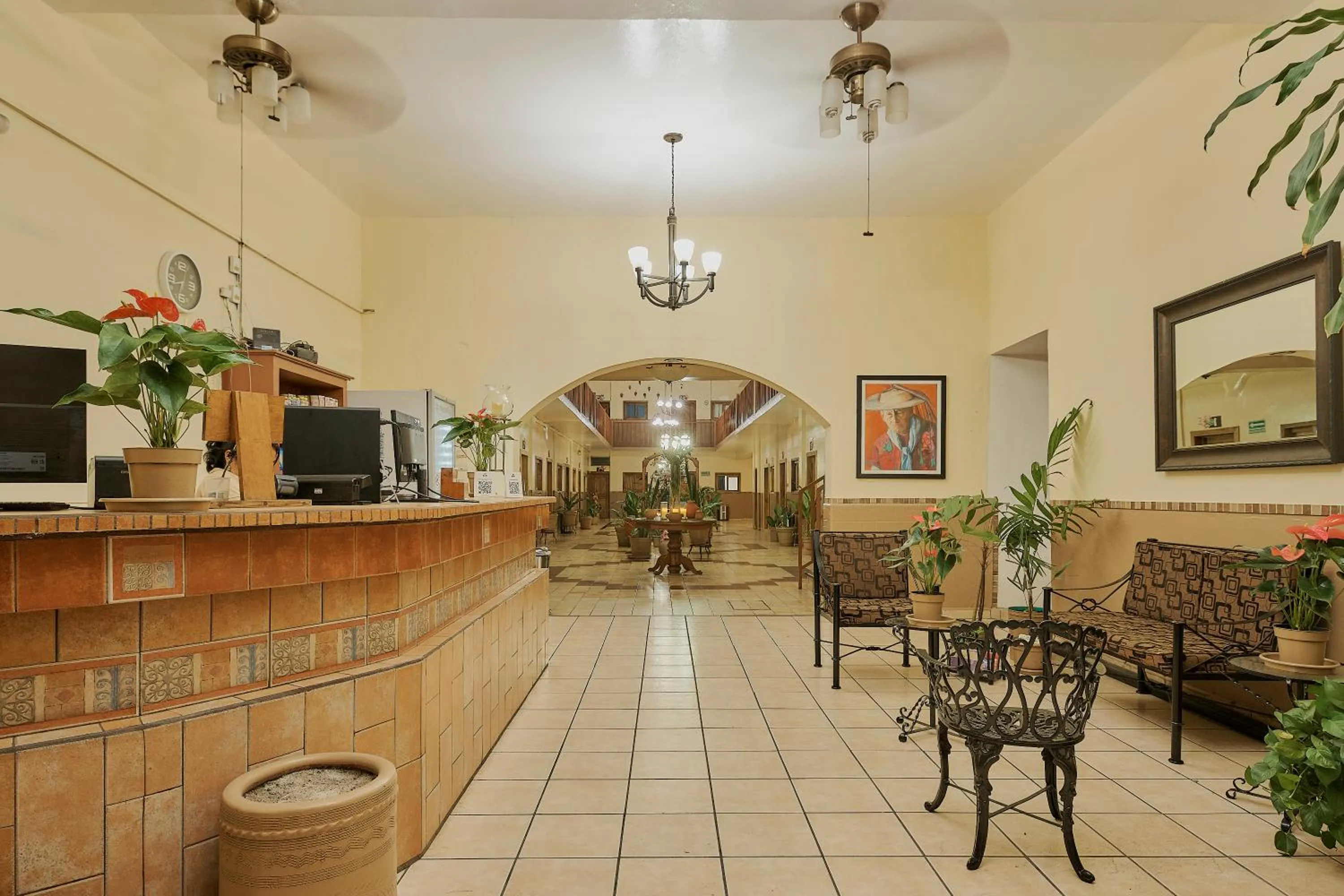 Property building in Hotel Cervantino