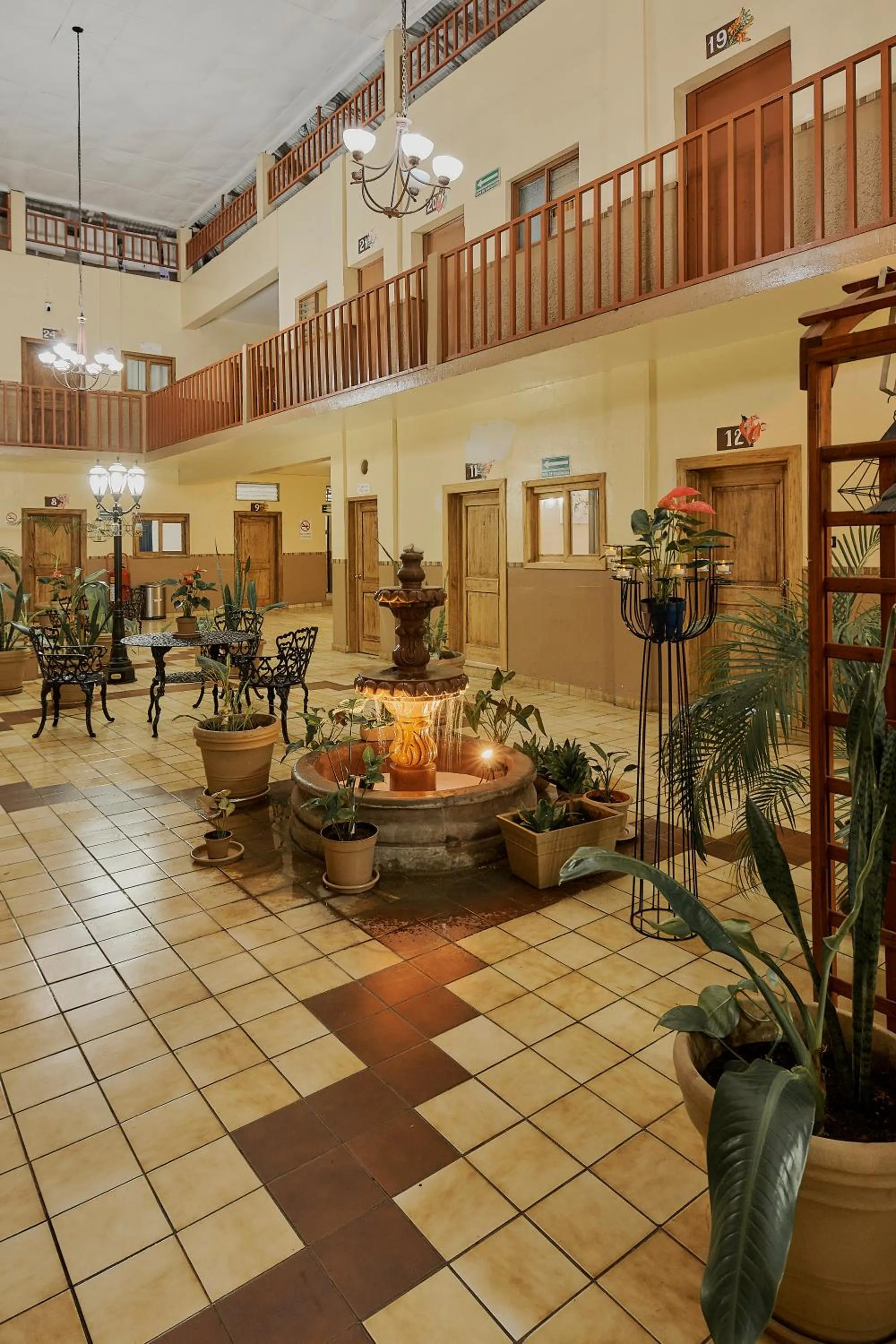 Patio in Hotel Cervantino