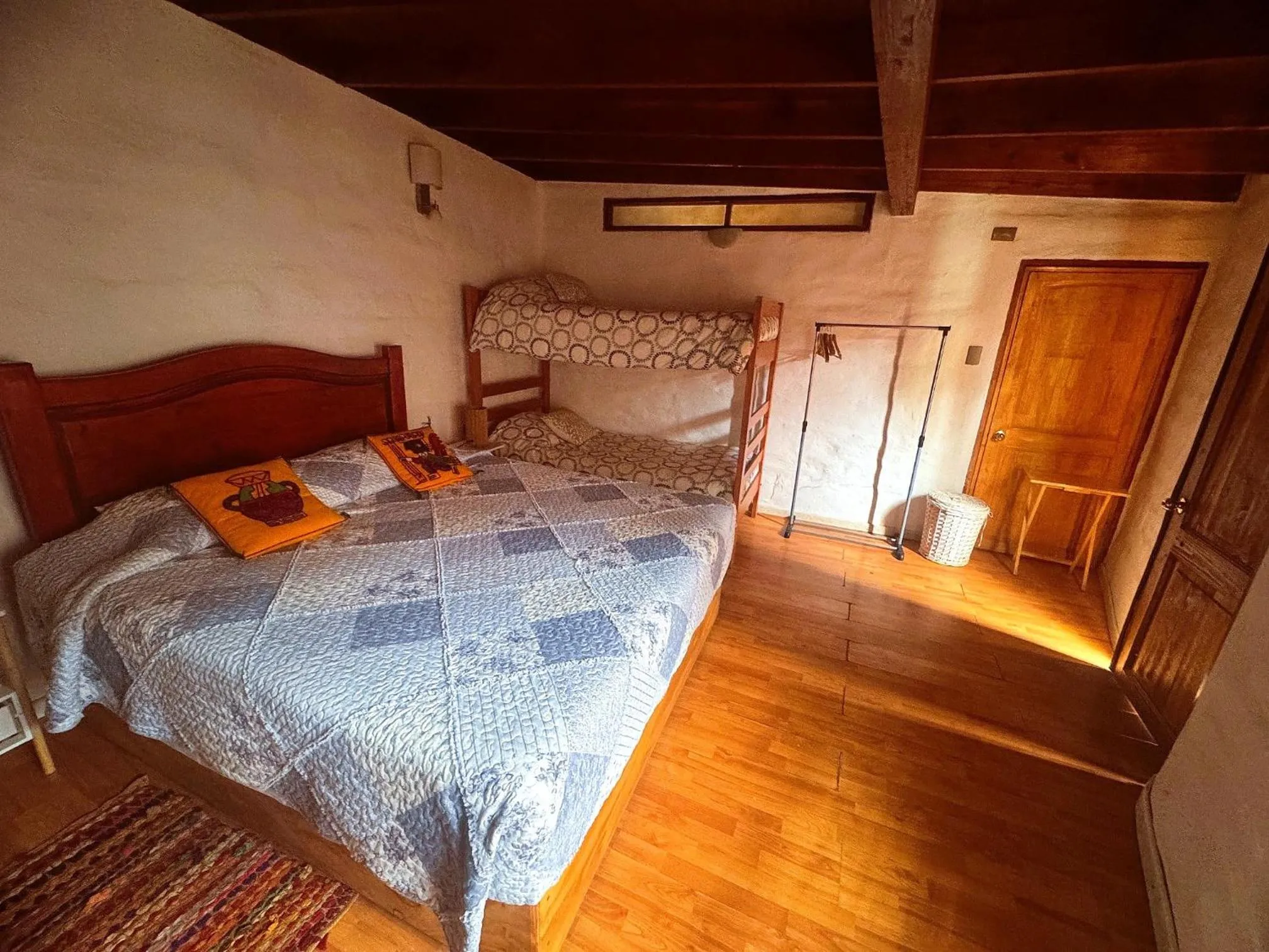 Bed in Atacama Lodge Rukazen Rústico