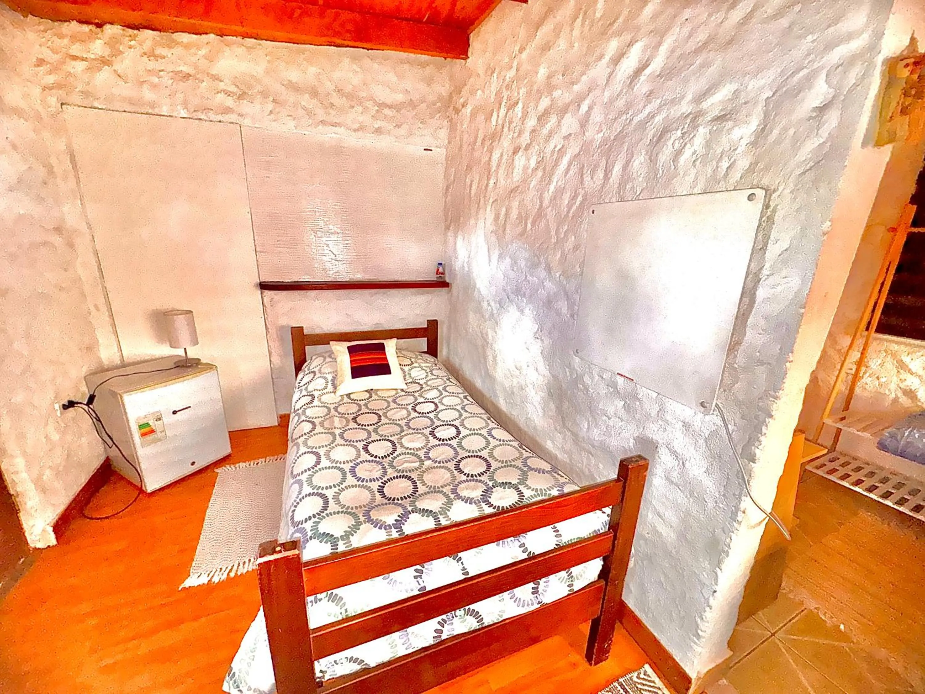 Bed in Atacama Lodge Rukazen Rústico