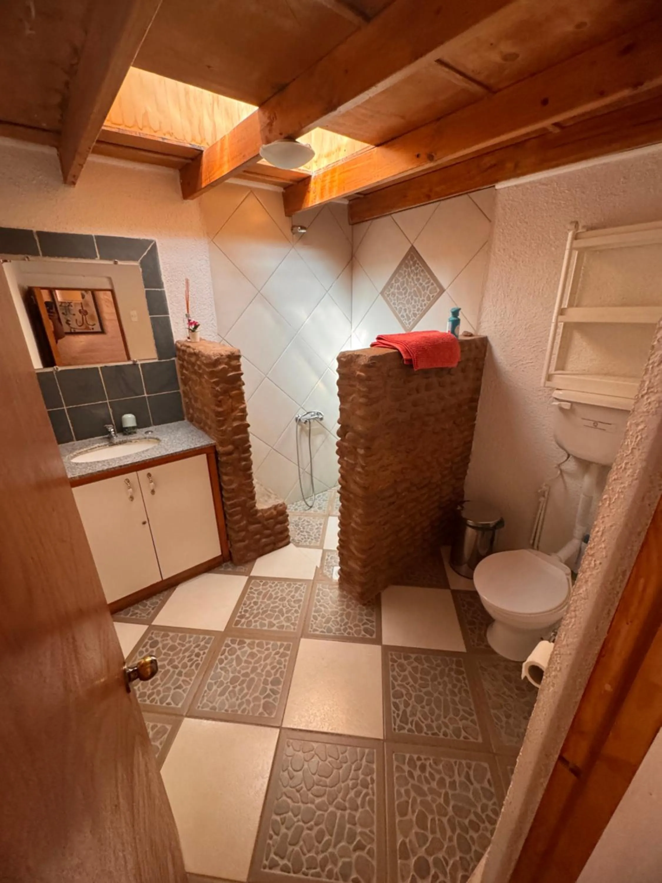 Bathroom in Atacama Lodge Rukazen Rústico