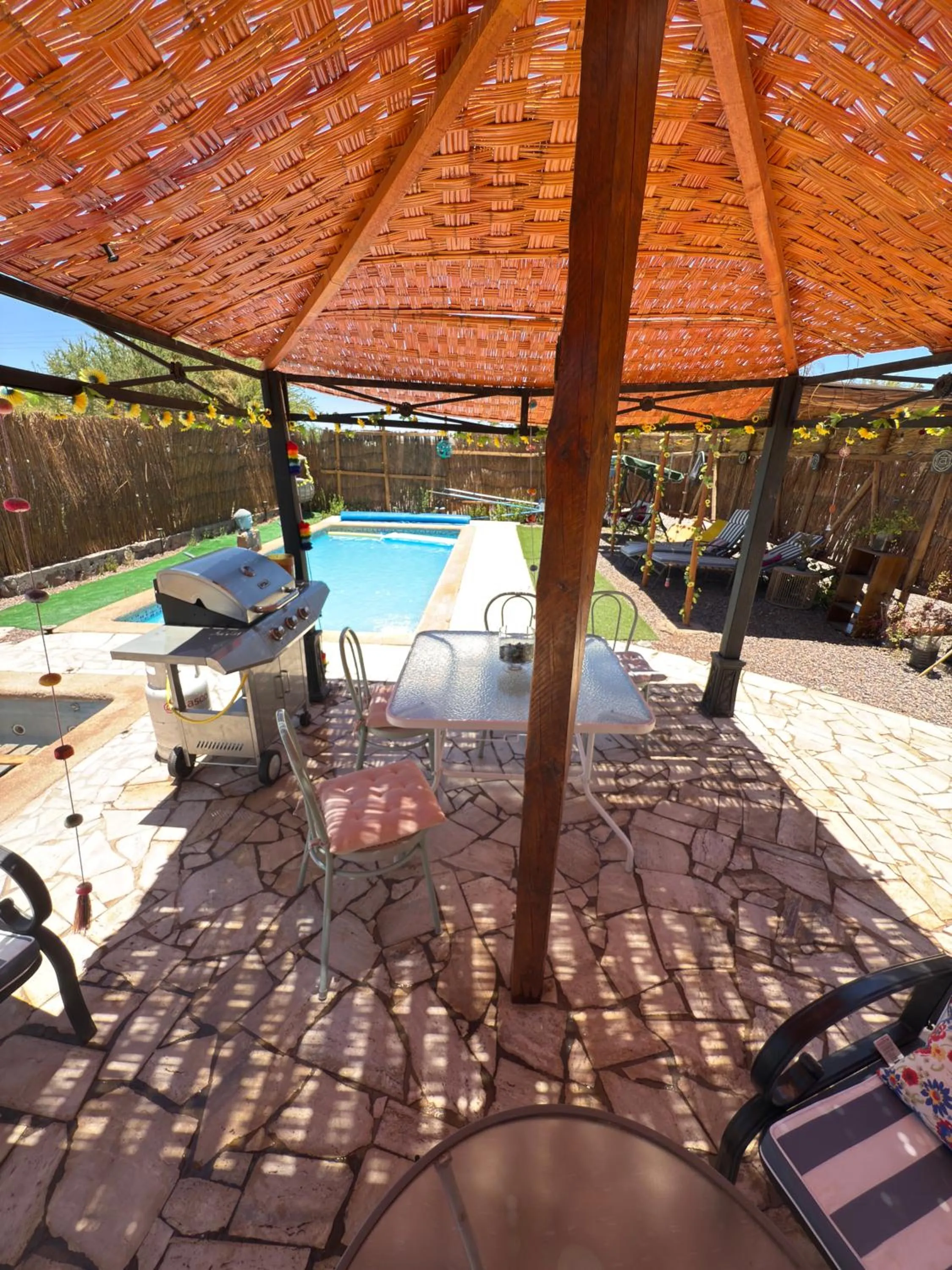 BBQ facilities in Atacama Lodge Rukazen Rústico