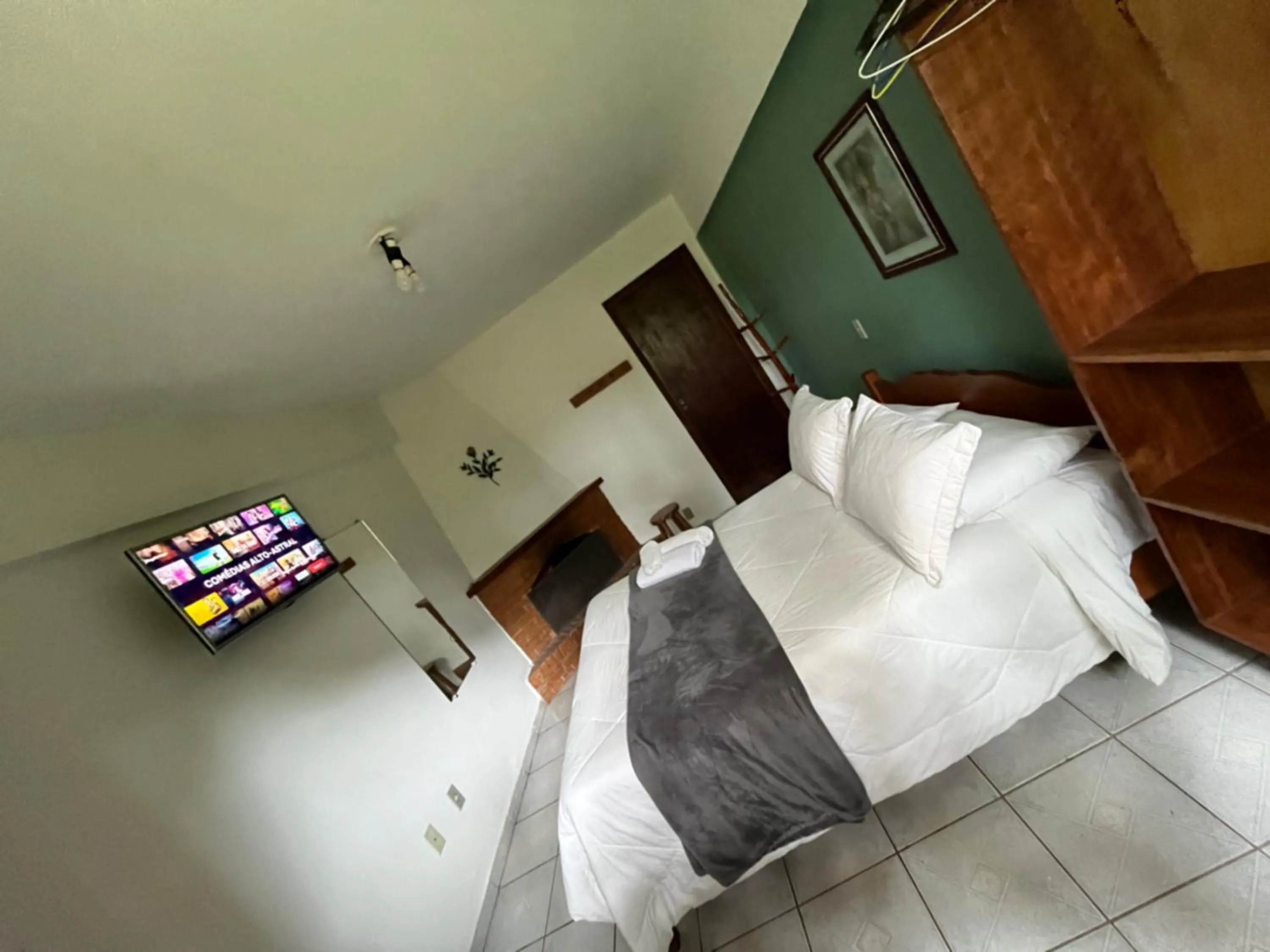 Bed in Pousada Sonho Verde