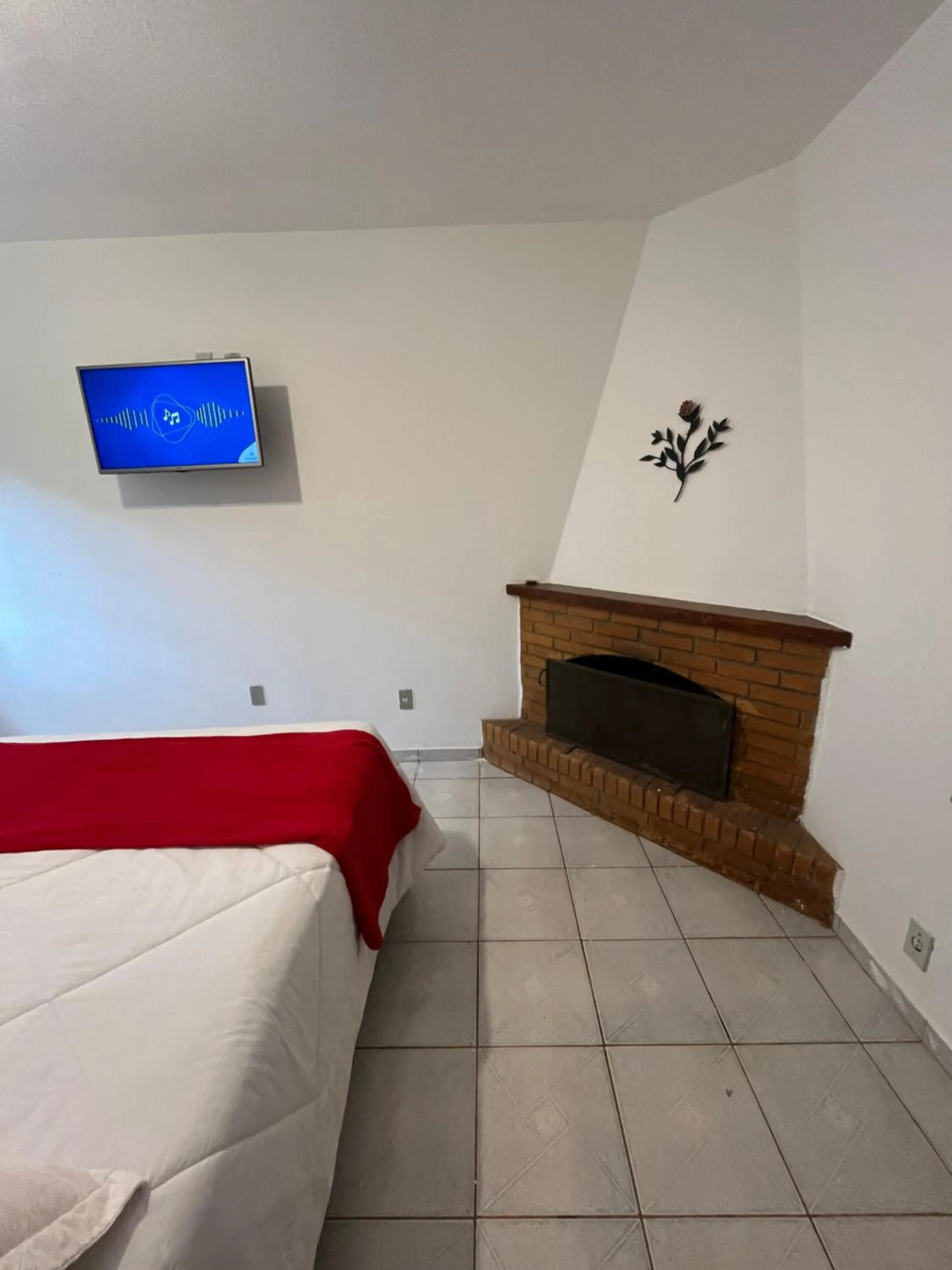 fireplace in Pousada Sonho Verde