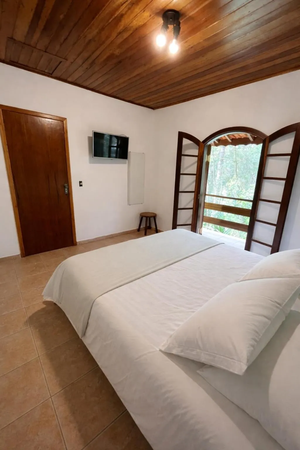 Photo of the whole room, Bed in Pousada Sonho Verde
