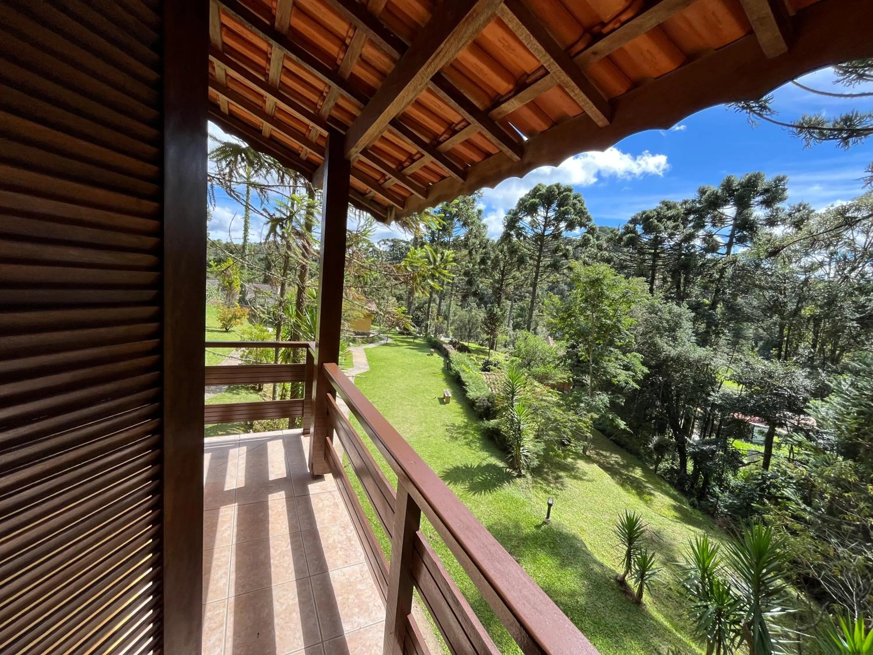 Garden view in Pousada Sonho Verde