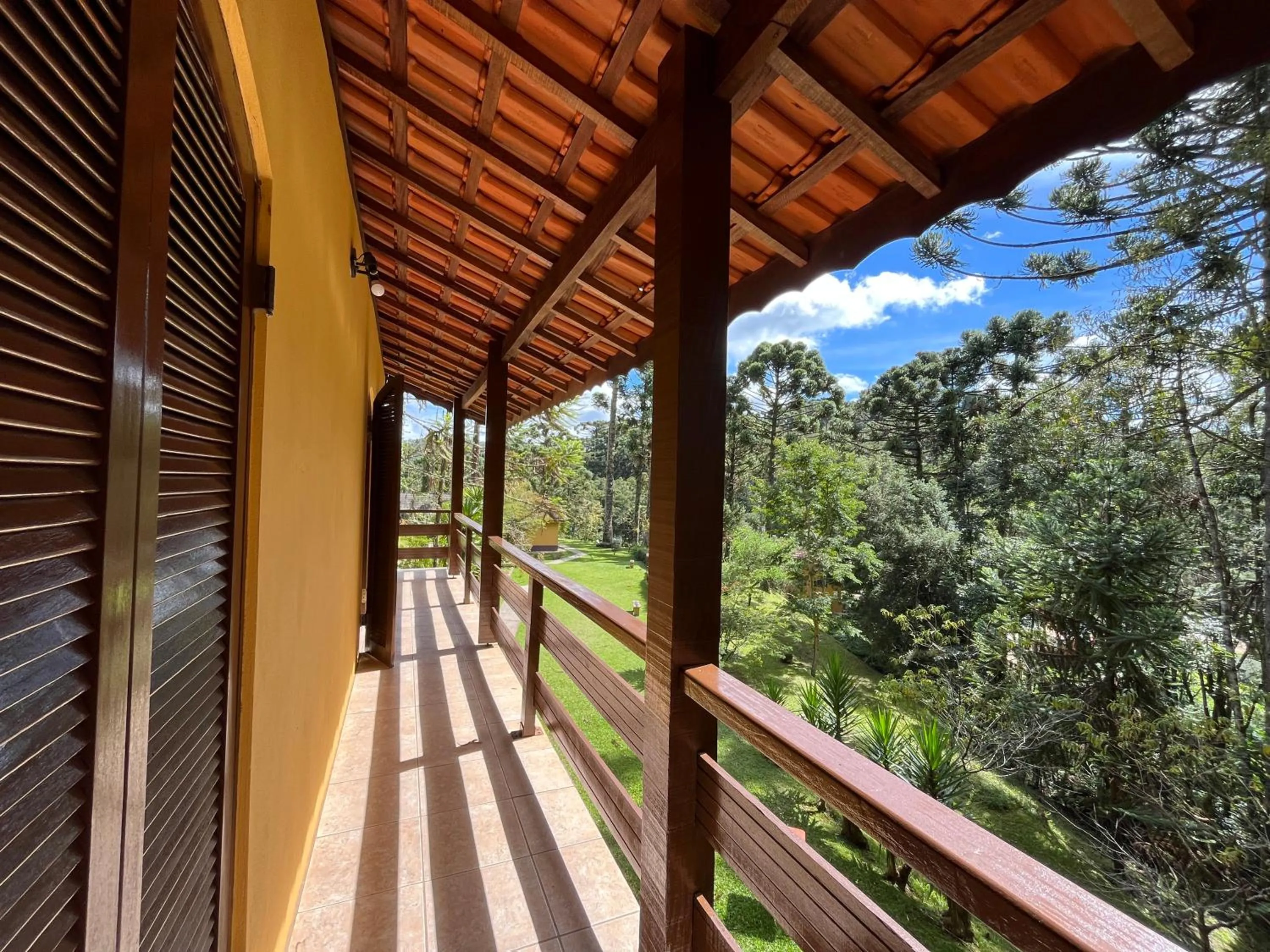 Balcony/Terrace in Pousada Sonho Verde
