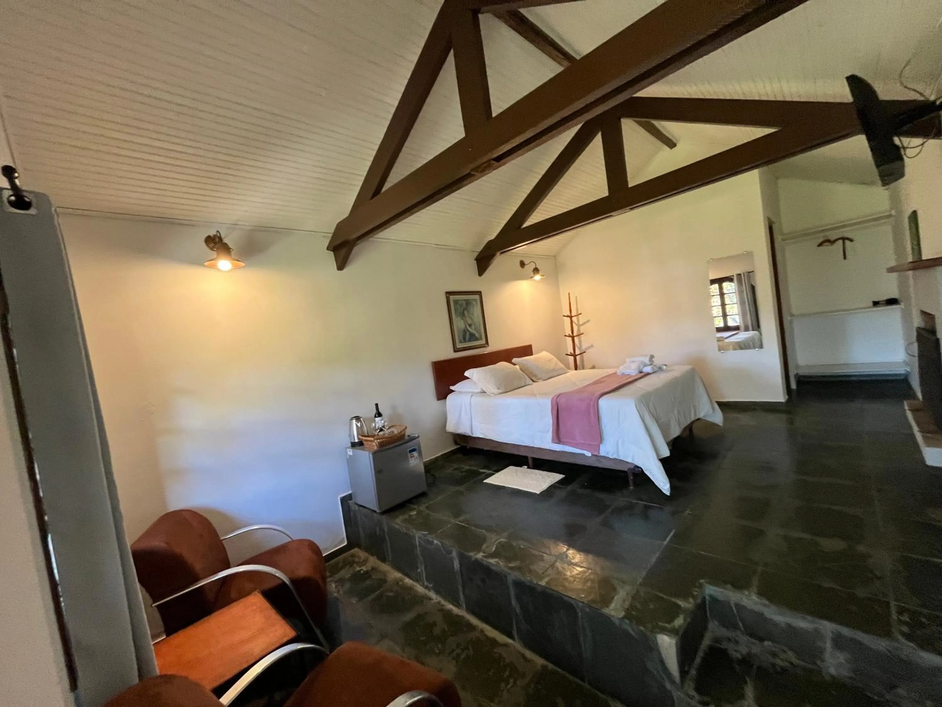 Bed in Pousada Sonho Verde