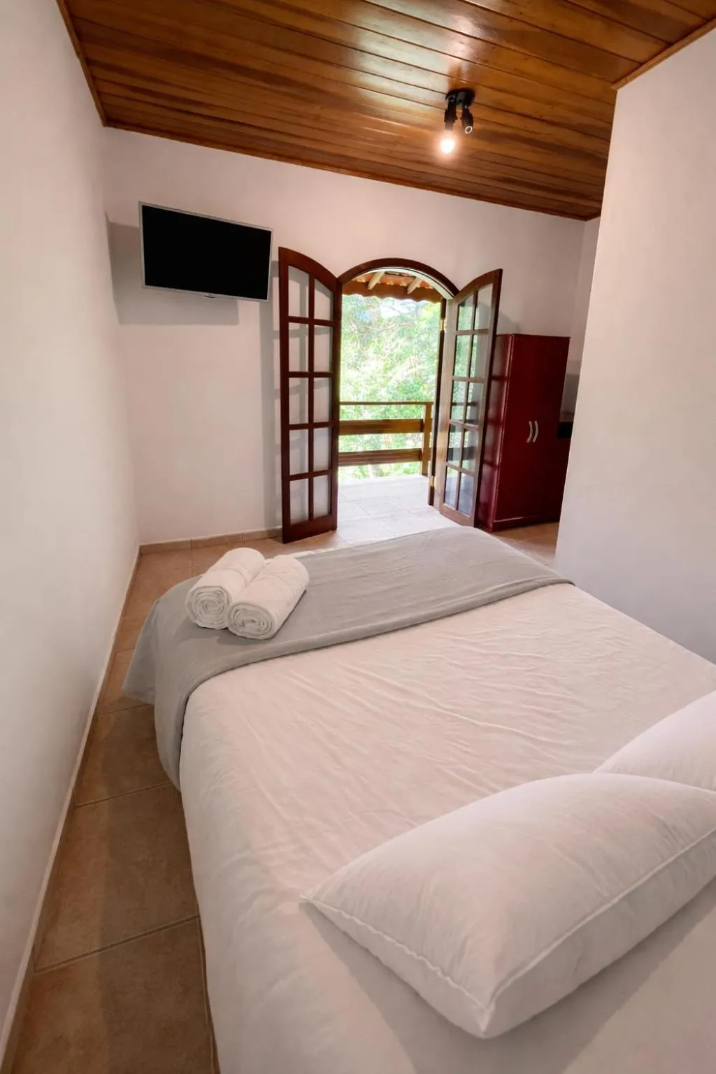 Bed in Pousada Sonho Verde