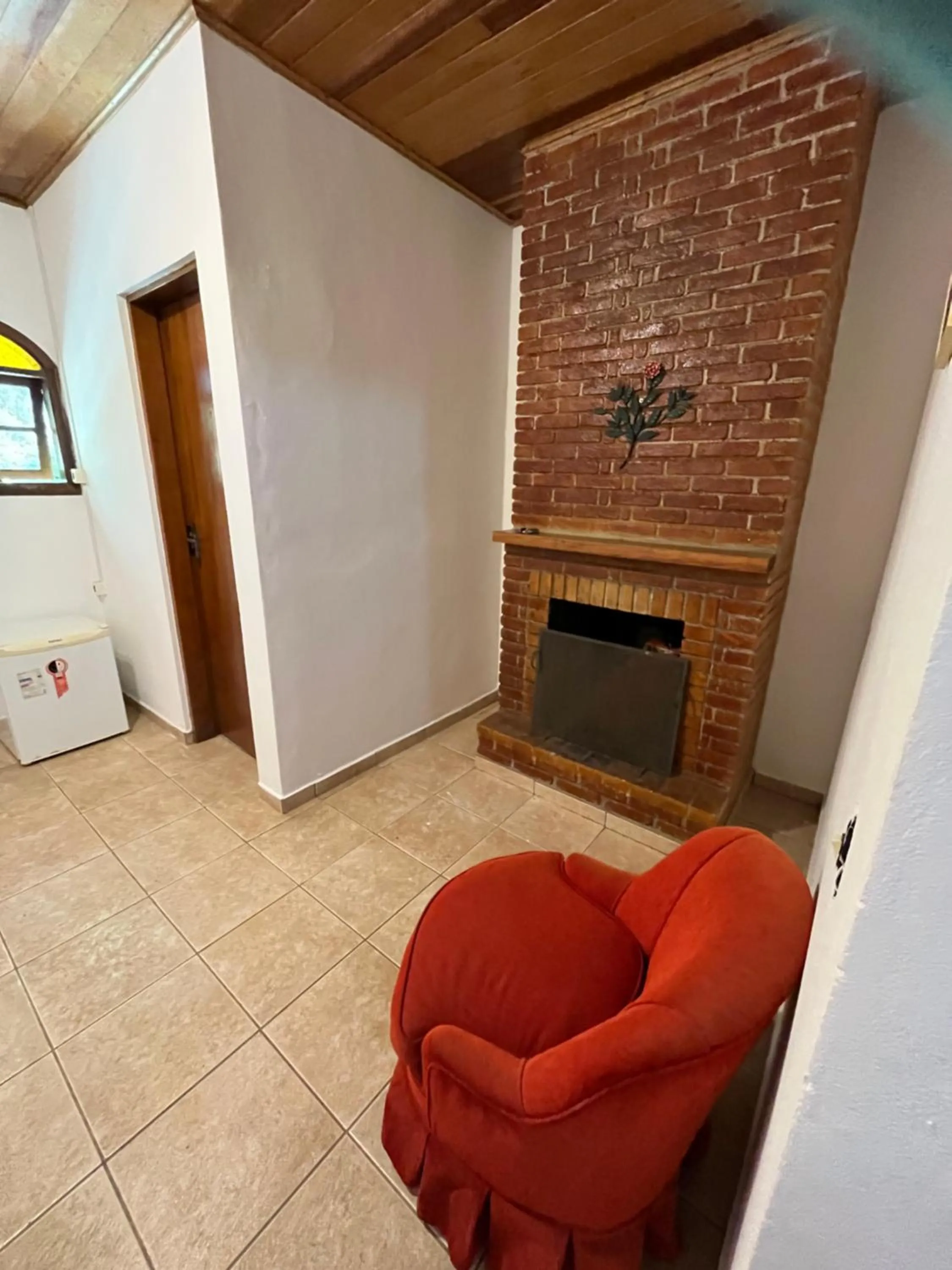 fireplace in Pousada Sonho Verde