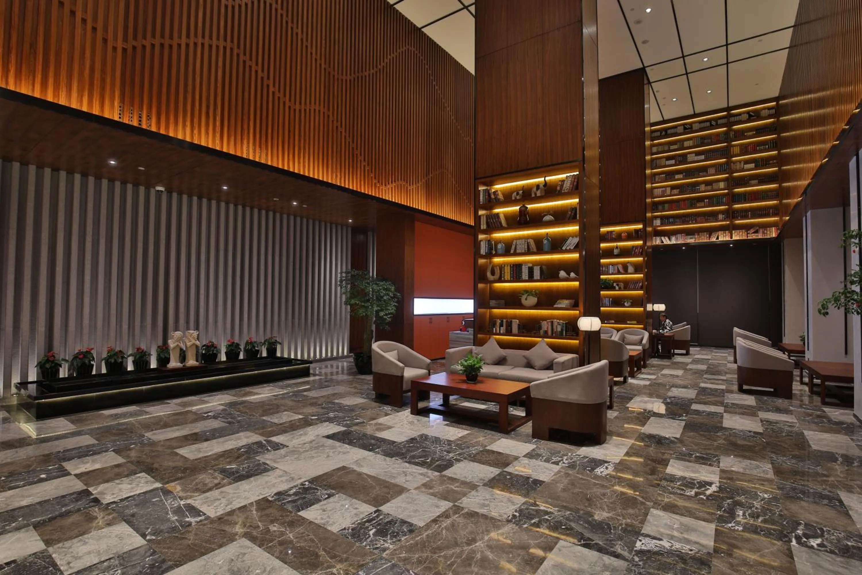 Lobby or reception in SSAW Boutique Hotel Wenzhou Jiushan Lake
