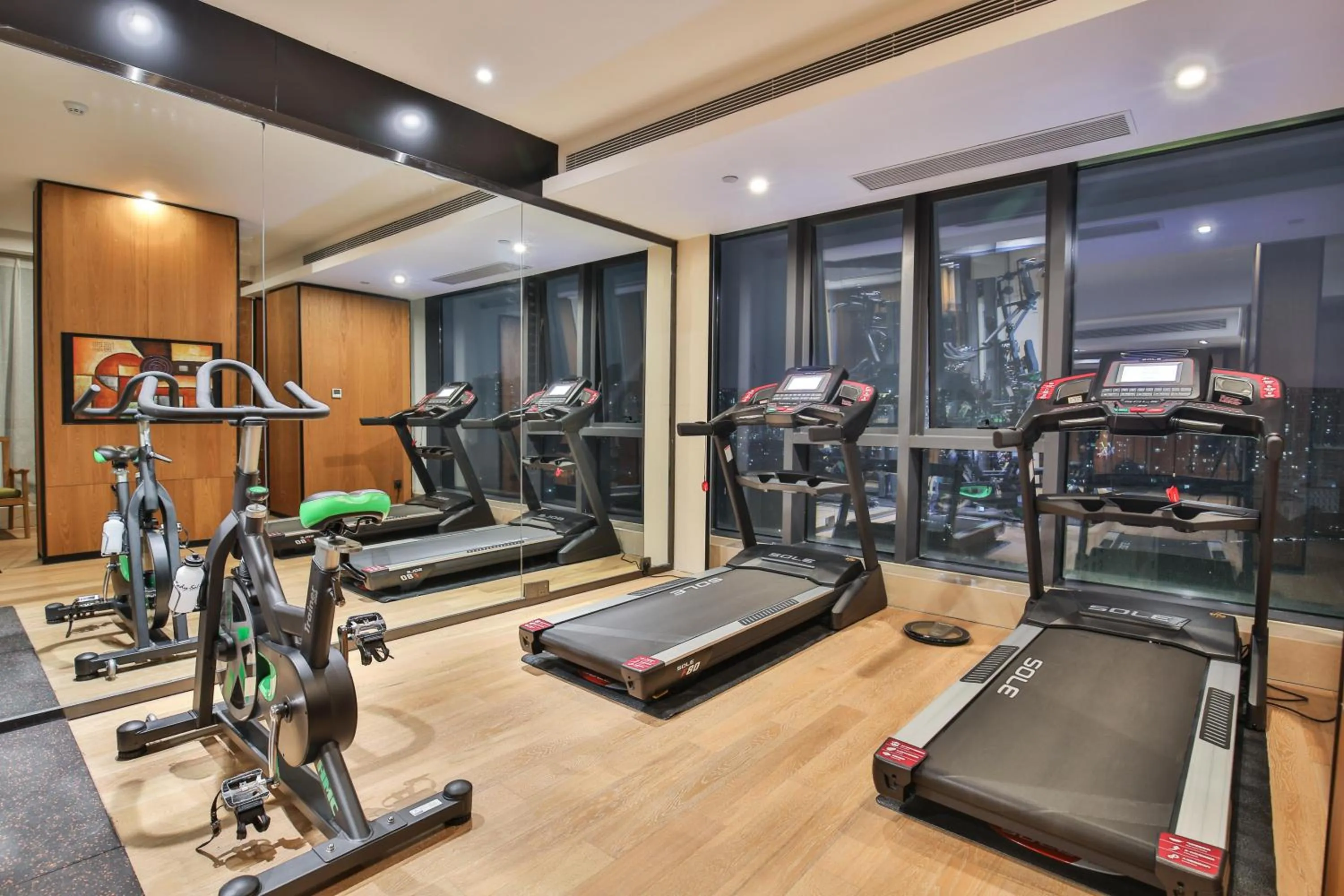 Fitness centre/facilities in SSAW Boutique Hotel Wenzhou Jiushan Lake