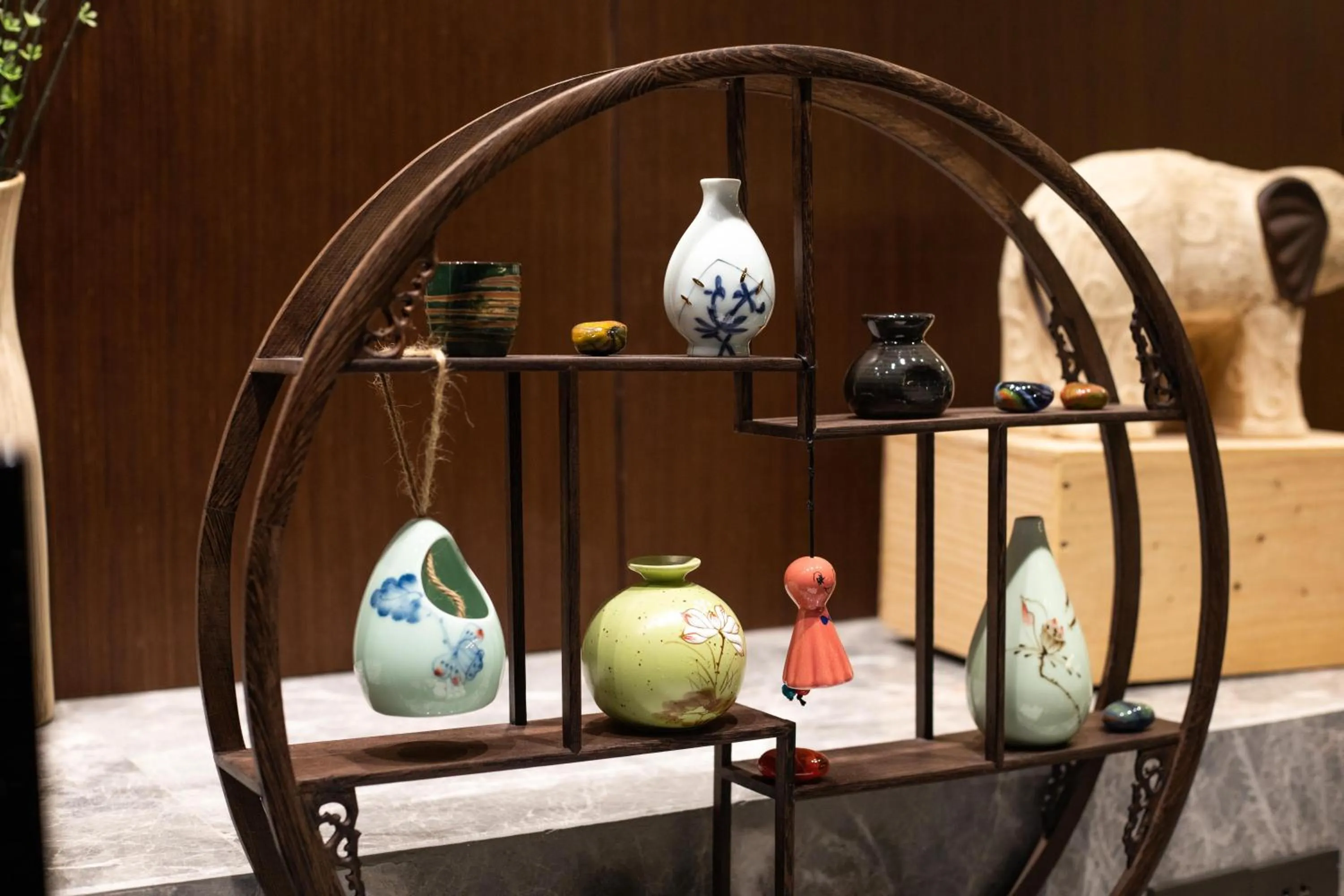 Decorative detail in SSAW Boutique Hotel Wenzhou Jiushan Lake