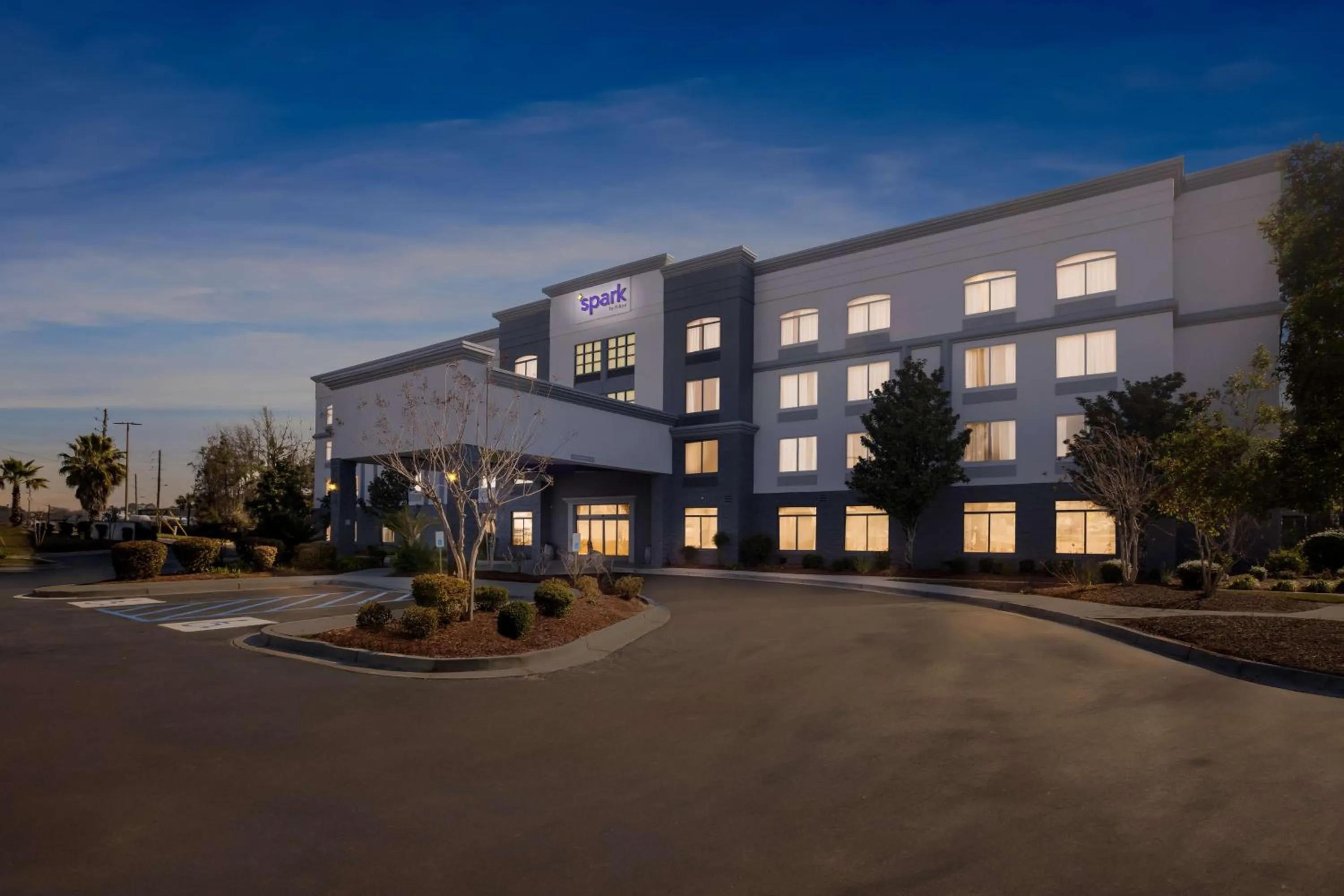 Property building in Spark by Hilton Port Wentworth Savannah