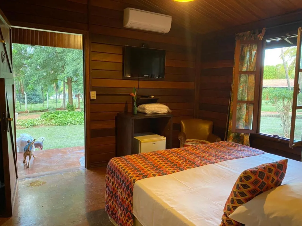 View (from property/room), Bed in Eco Resort Foz do Marinheiro