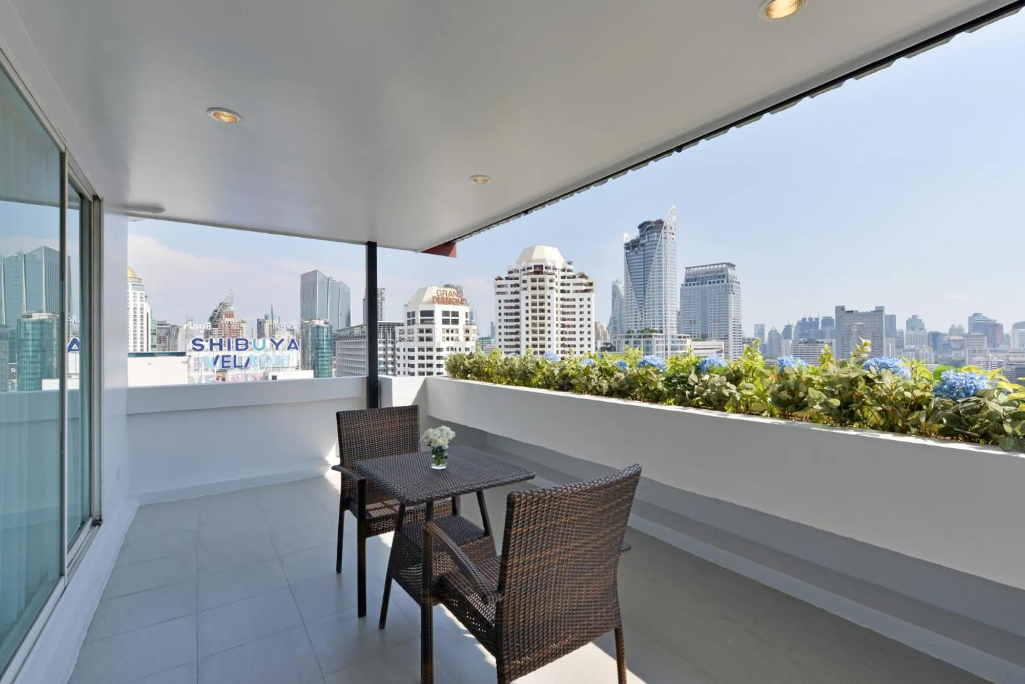 Balcony/Terrace in Centre Point Plus Hotel Pratunam