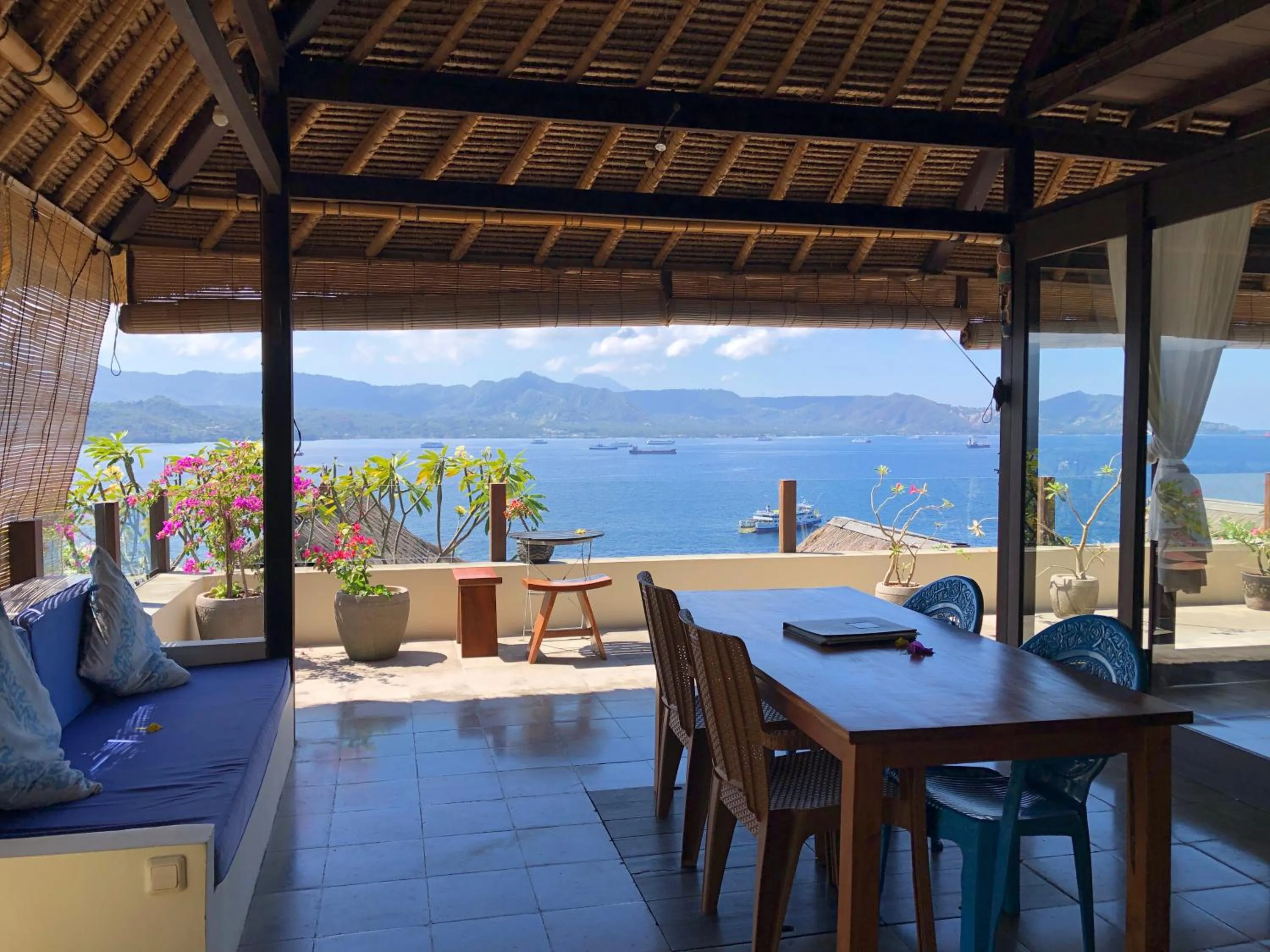 Seating area in Bloo Lagoon Village
