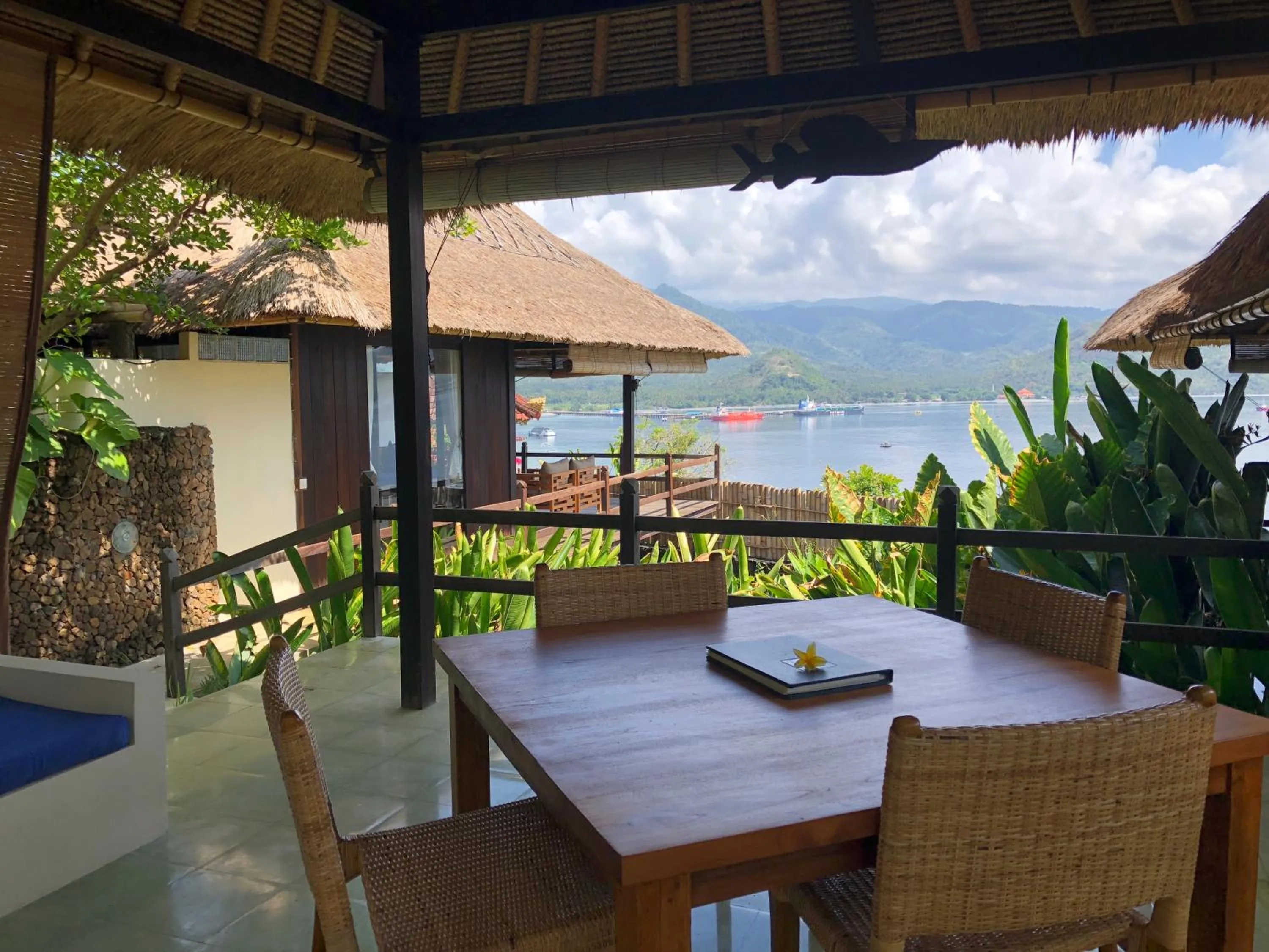 Dining area in Bloo Lagoon Village