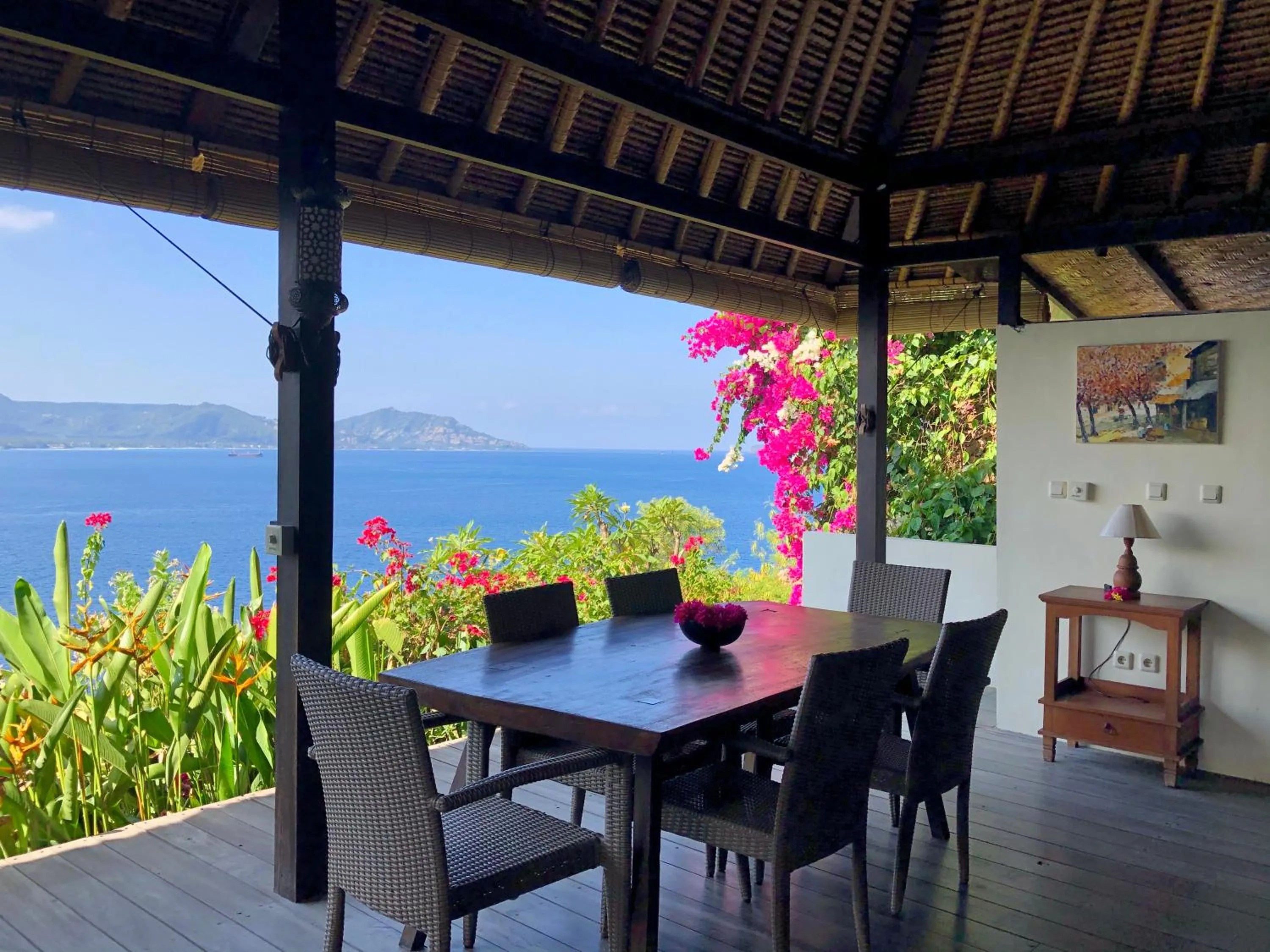 Dining area in Bloo Lagoon Village