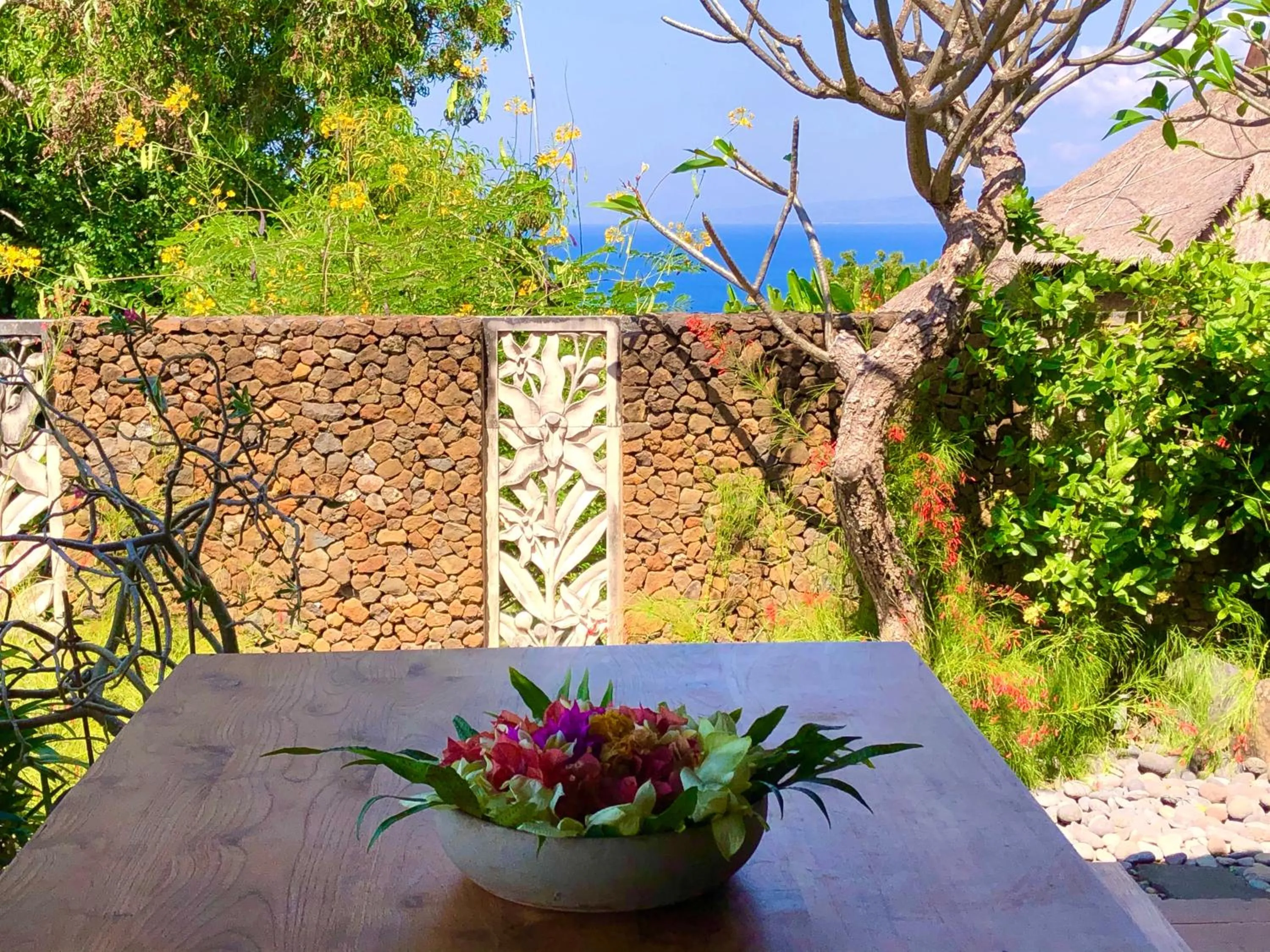Dining area in Bloo Lagoon Village