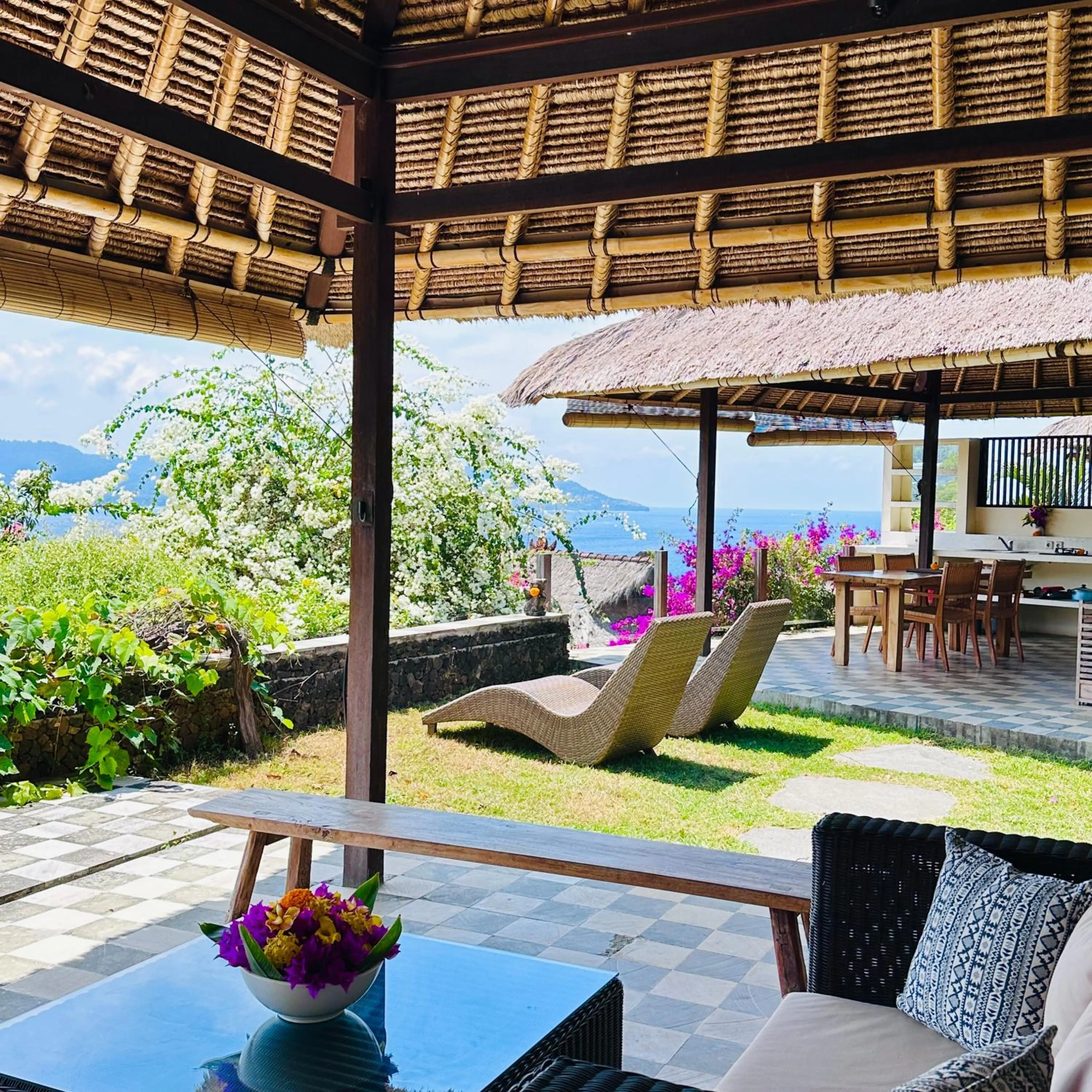 Living room in Bloo Lagoon Village