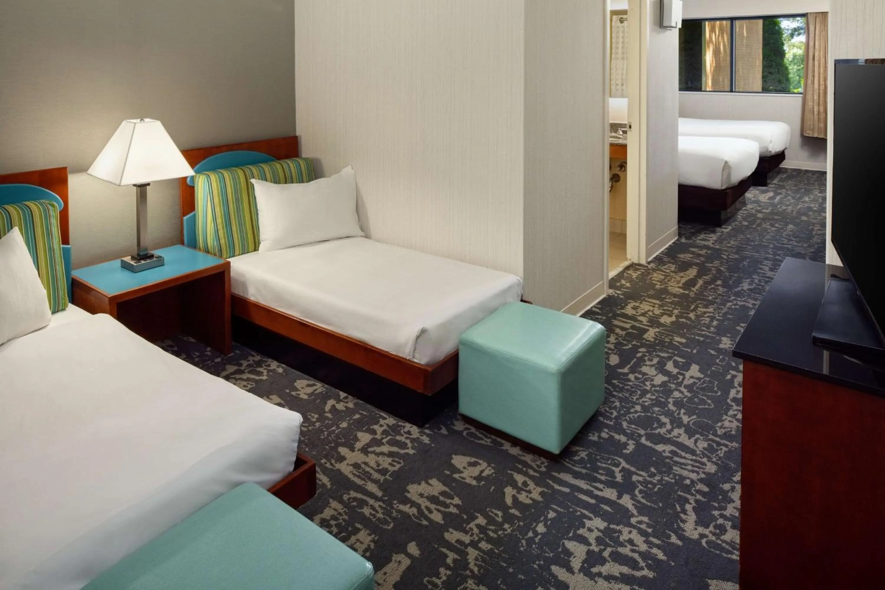 Bed in DoubleTree Boston North Shore Danvers