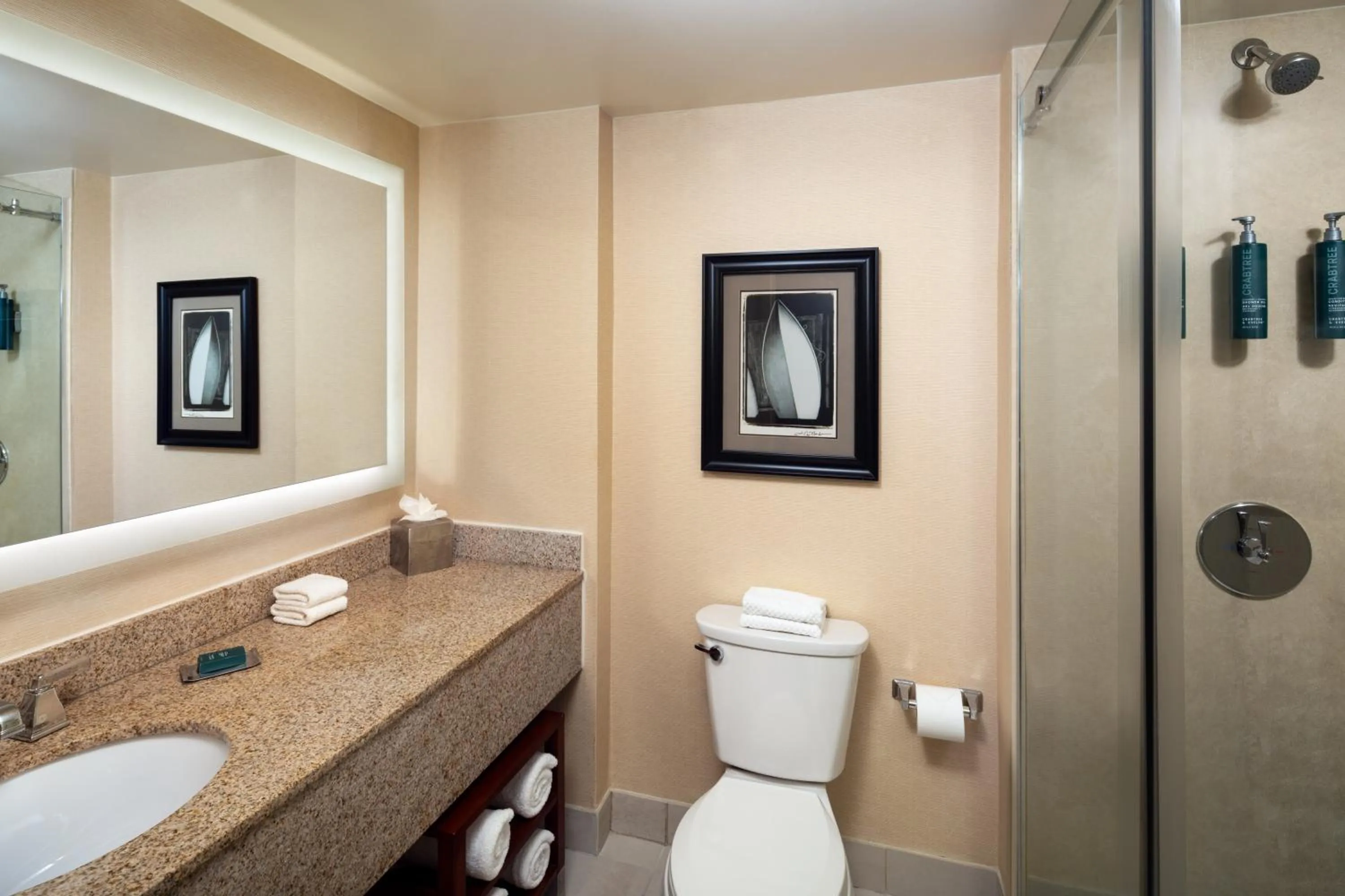 Bathroom in DoubleTree Boston North Shore Danvers