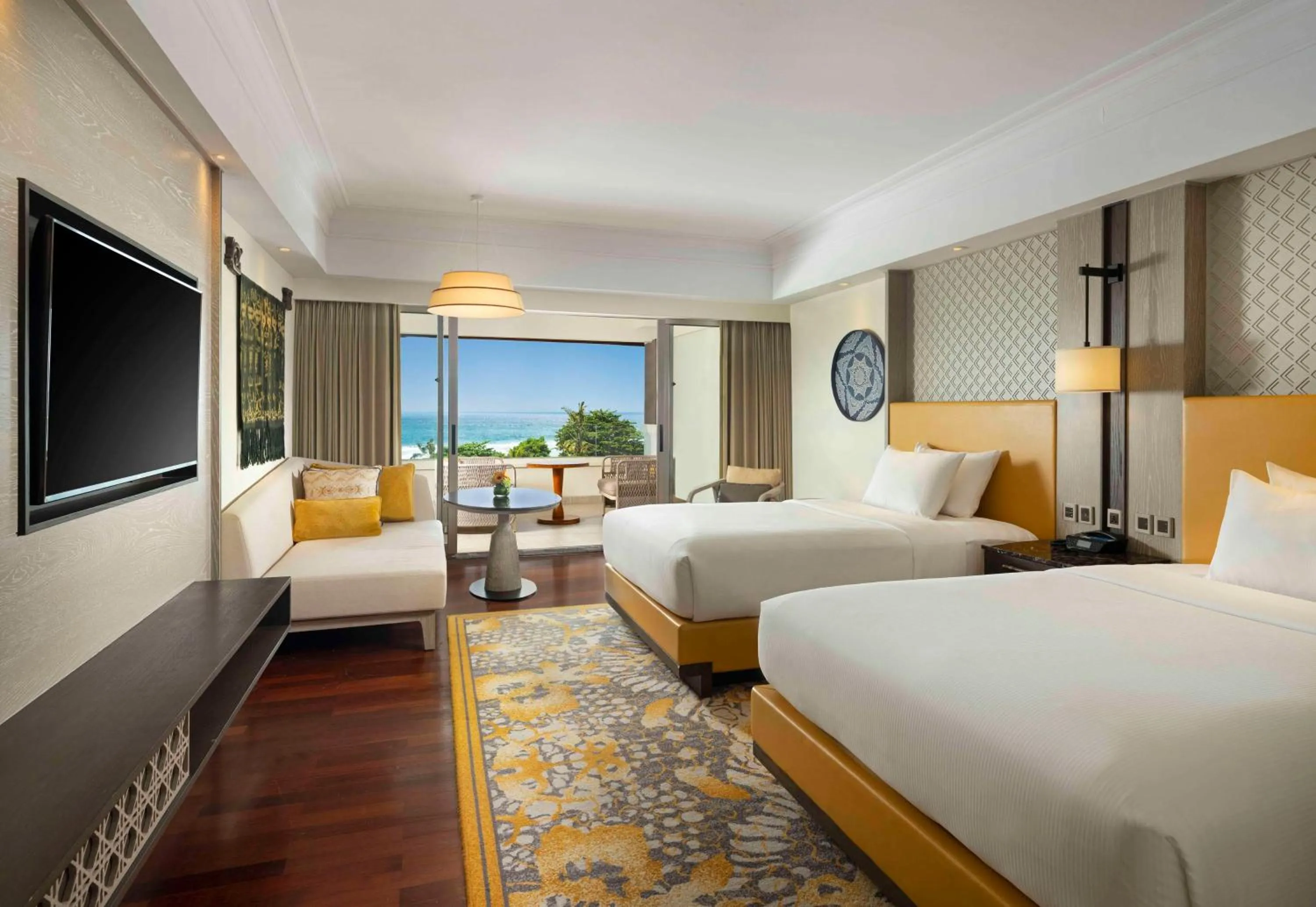 Bed in Hilton Bali Resort