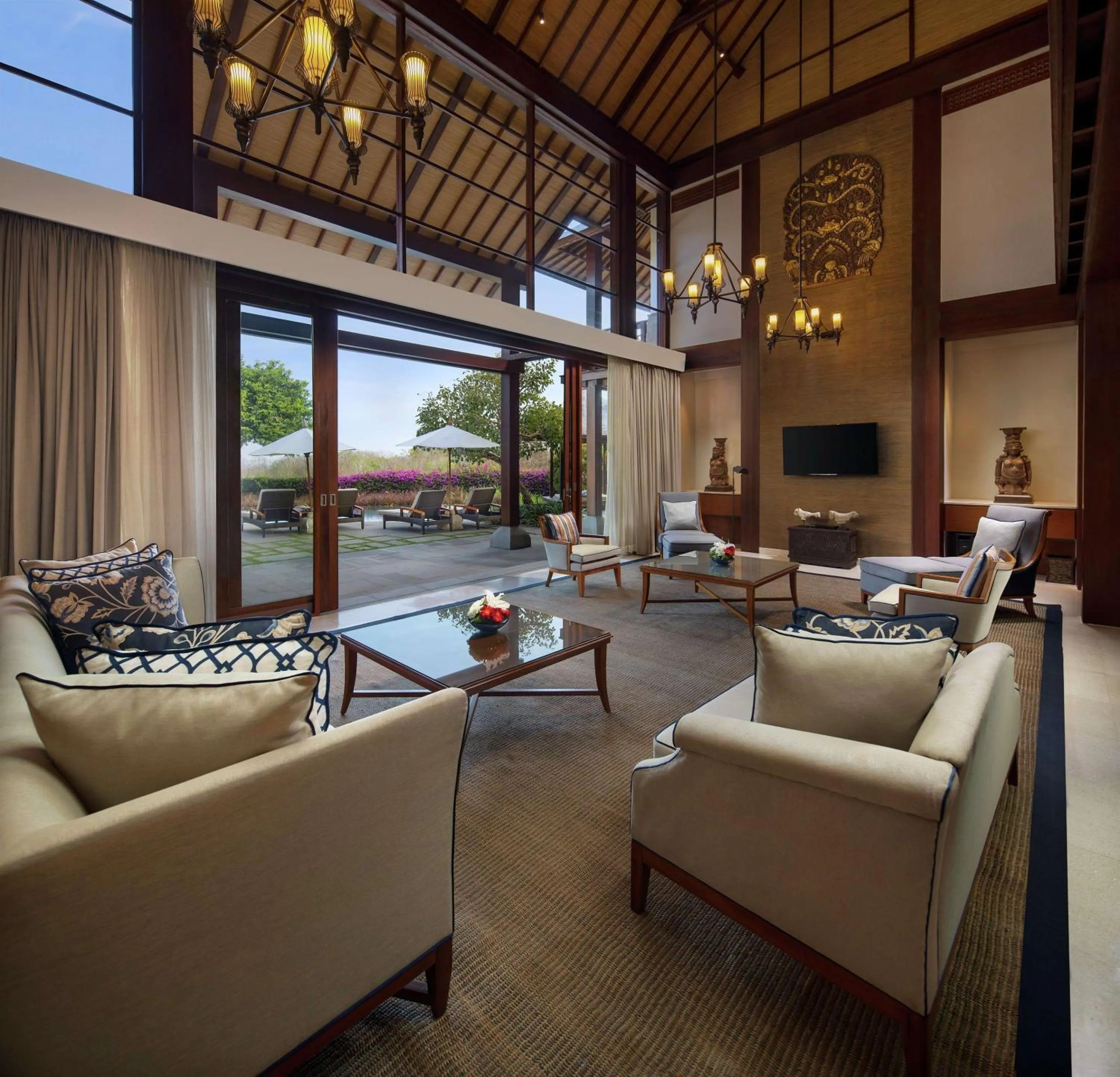 Living room in Hilton Bali Resort