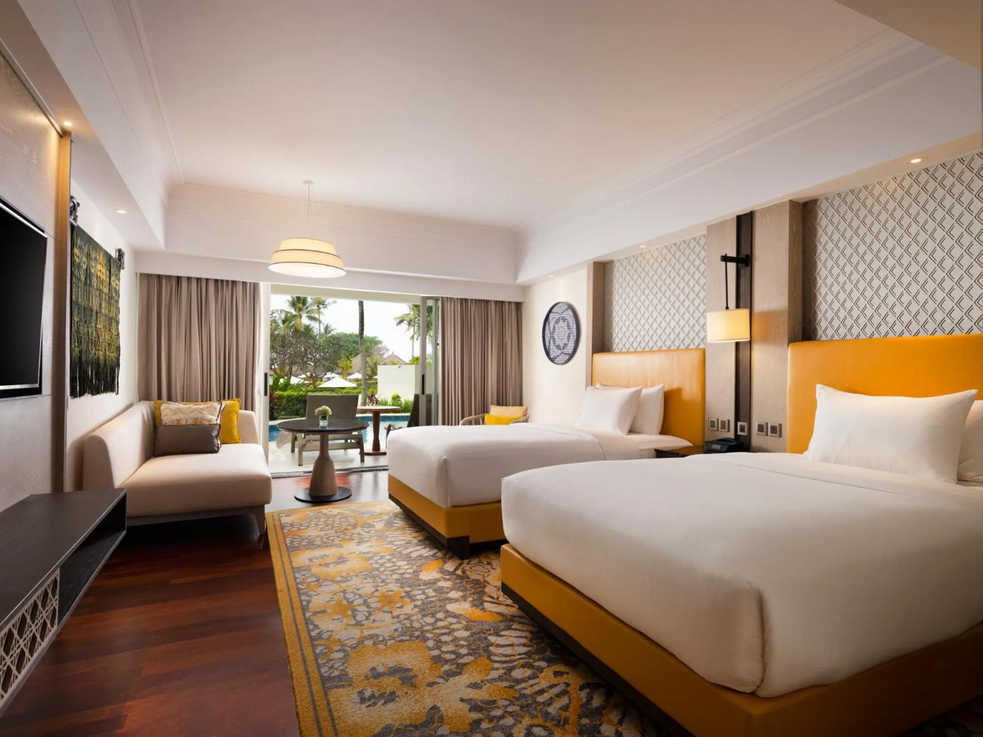 Property building, Bed in Hilton Bali Resort