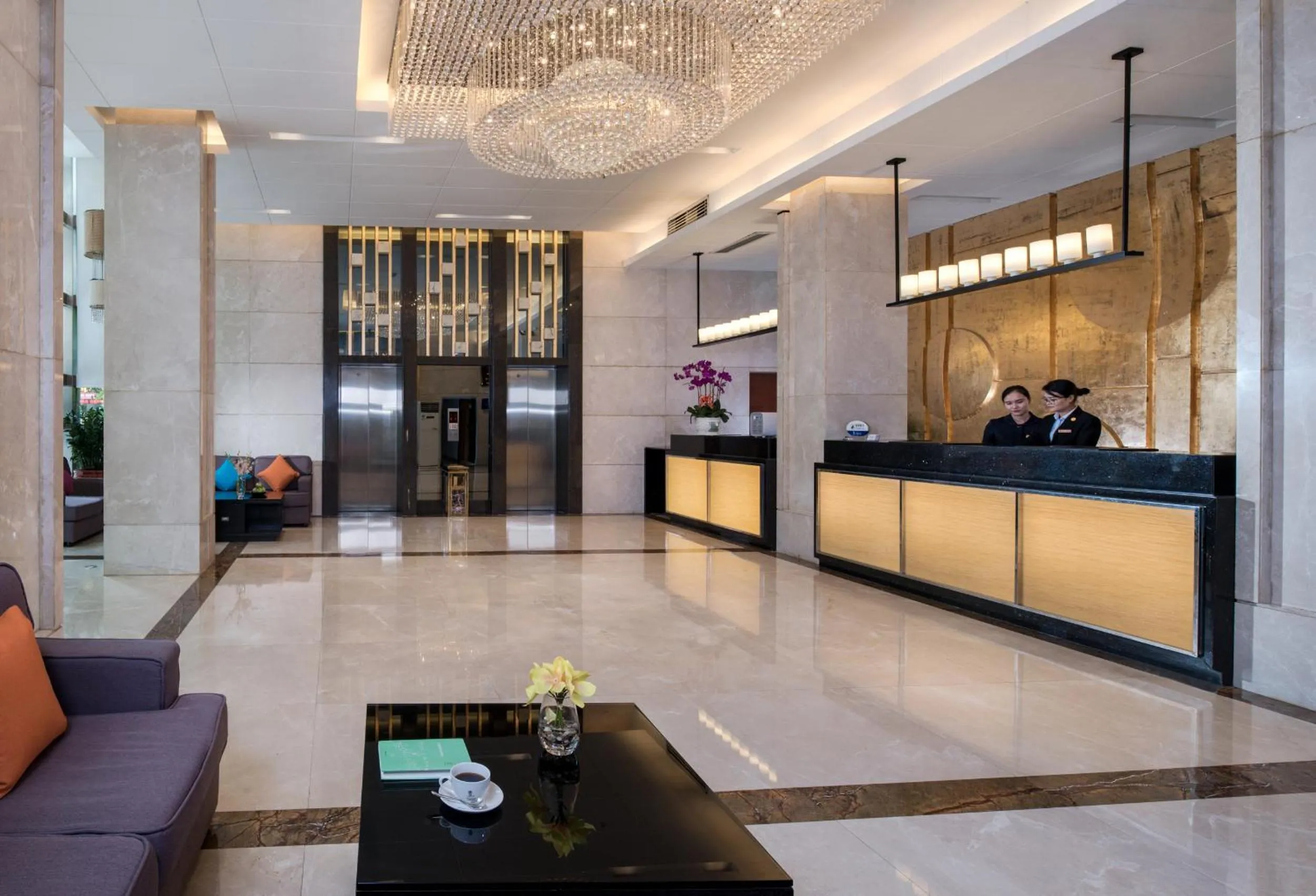 Lobby or reception in Sentosa Hotel Shenzhen Majialong Branch
