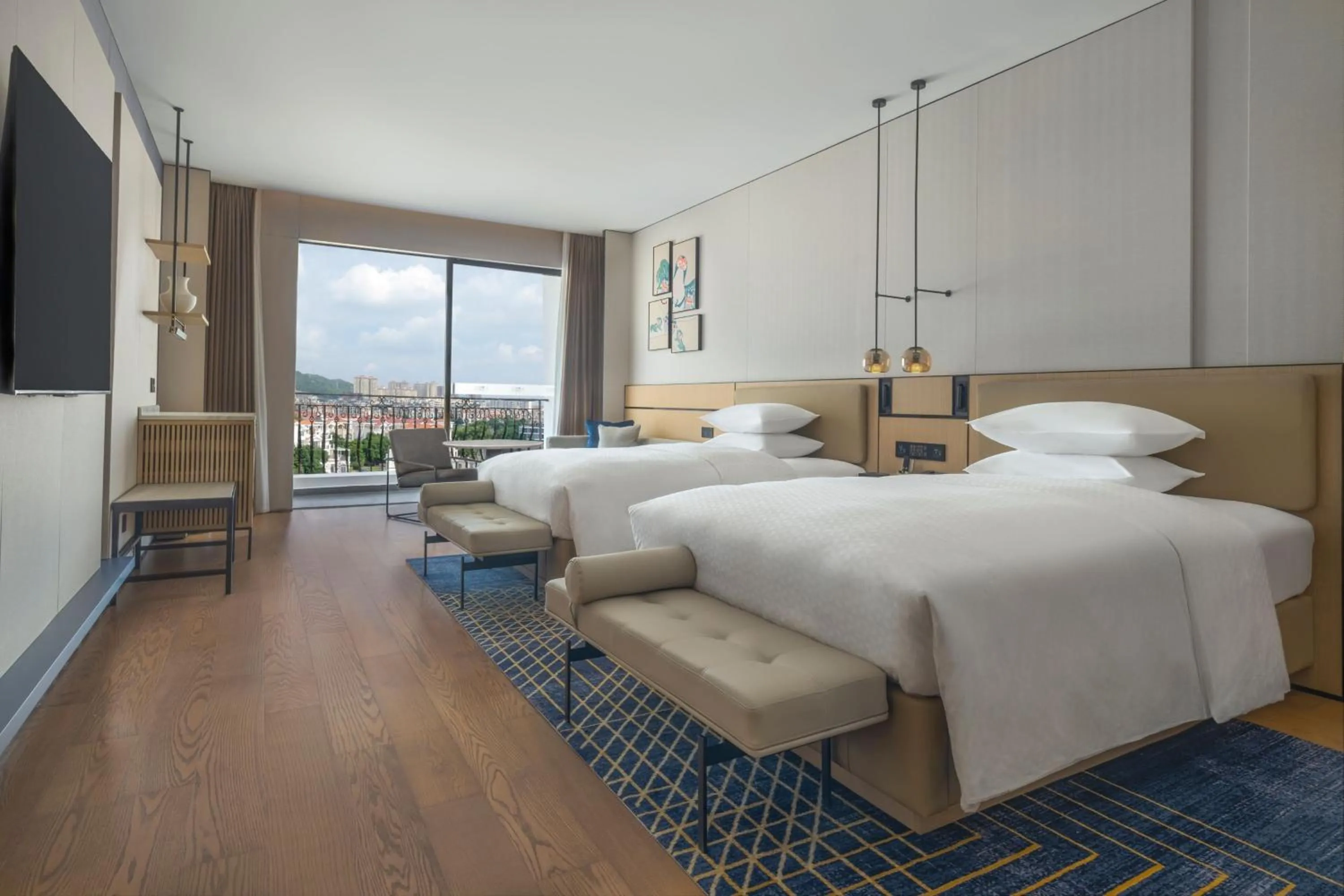 Bedroom, Bed in Four Points by Sheraton Yangjiang City Center
