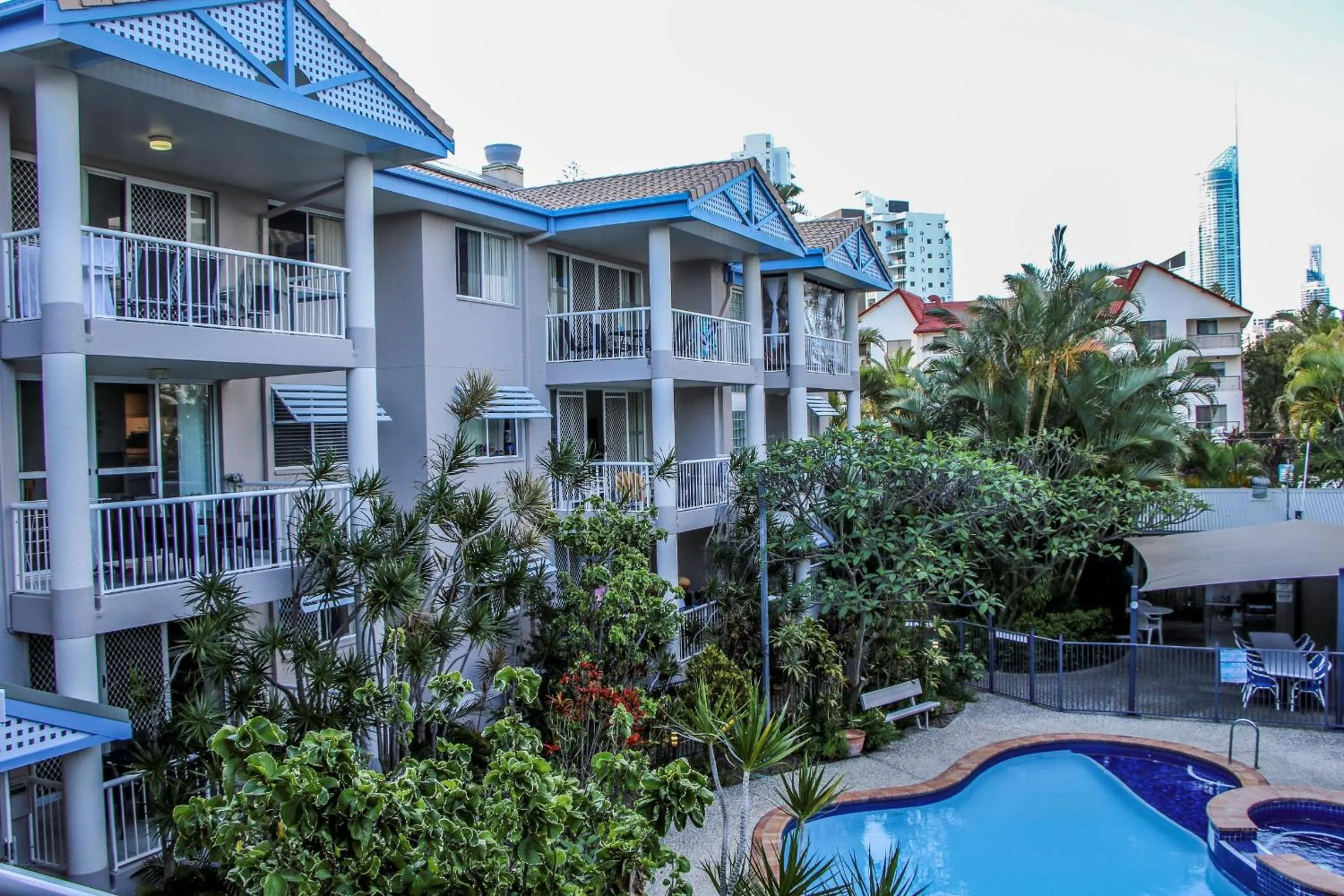 Summer in Surfers Beach Holiday Apartments