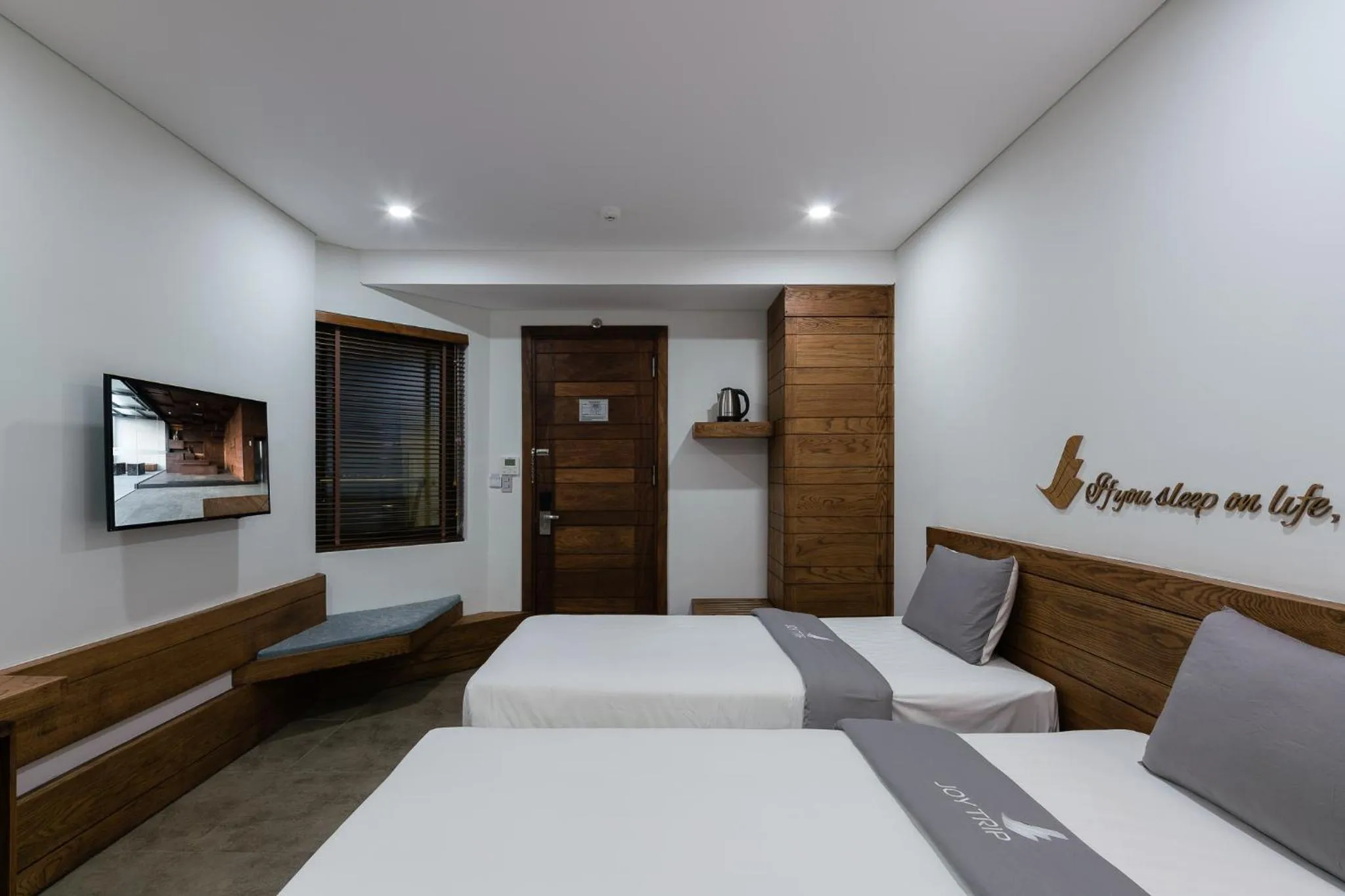 Living room, Bed in Joy Trip Hotel & Spa Nha Trang
