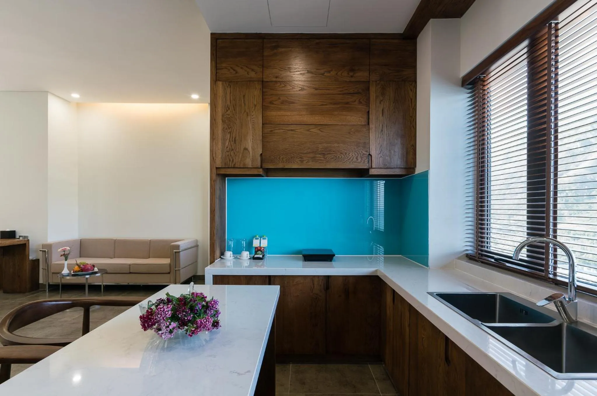 Kitchen or kitchenette in Joy Trip Hotel & Spa Nha Trang