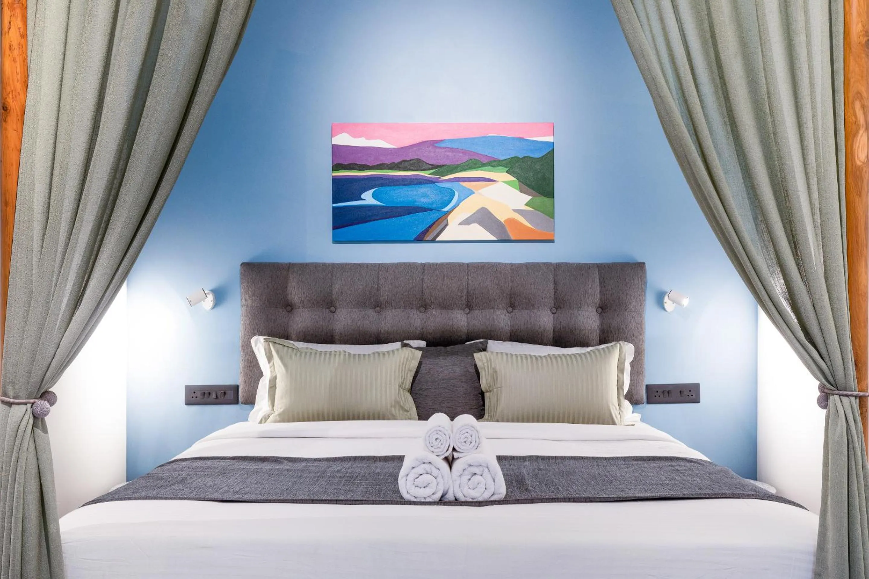 Bed in Regenta Inn Palacio De Goa, Panjim