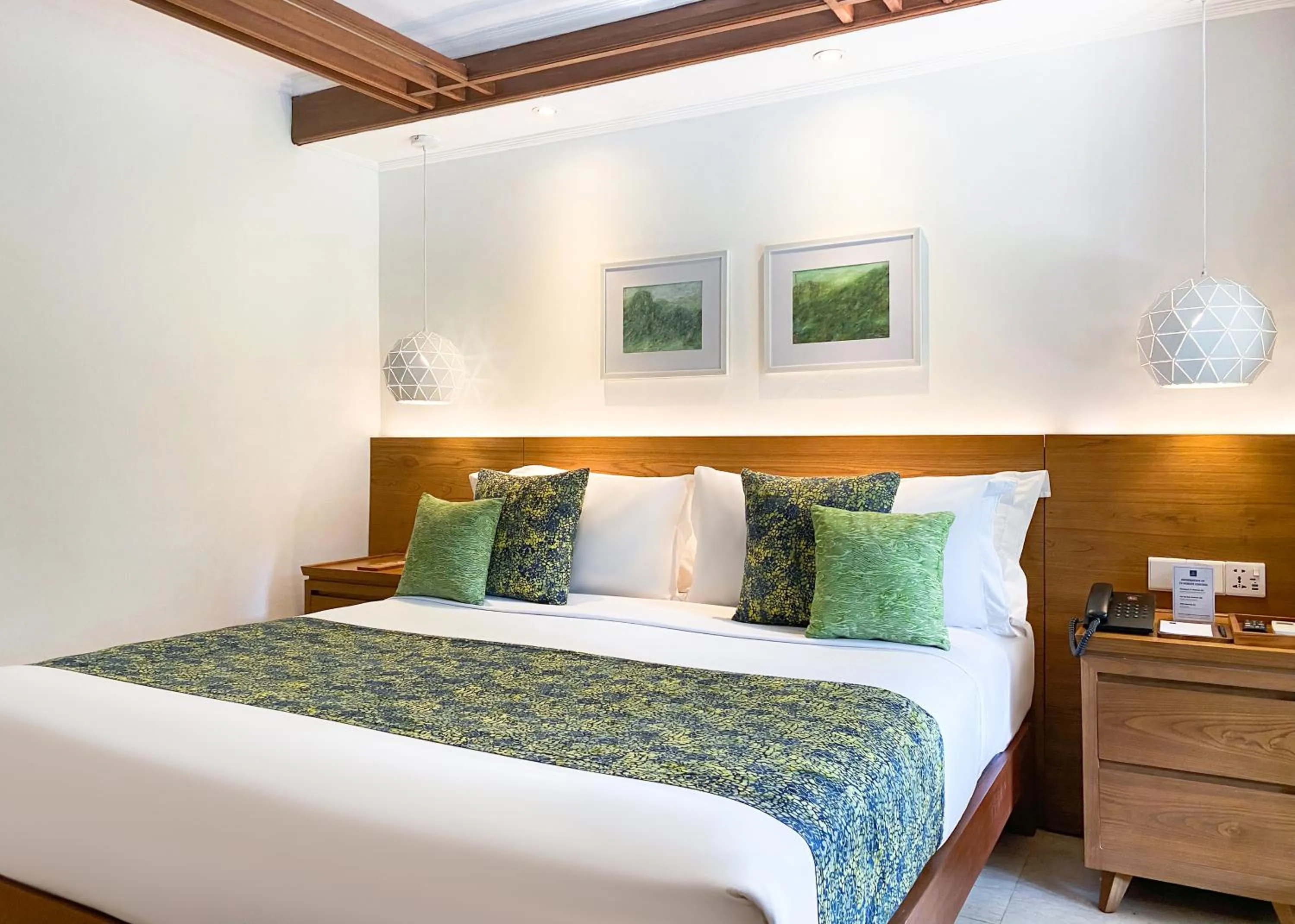 Bed in Legian Beach Hotel