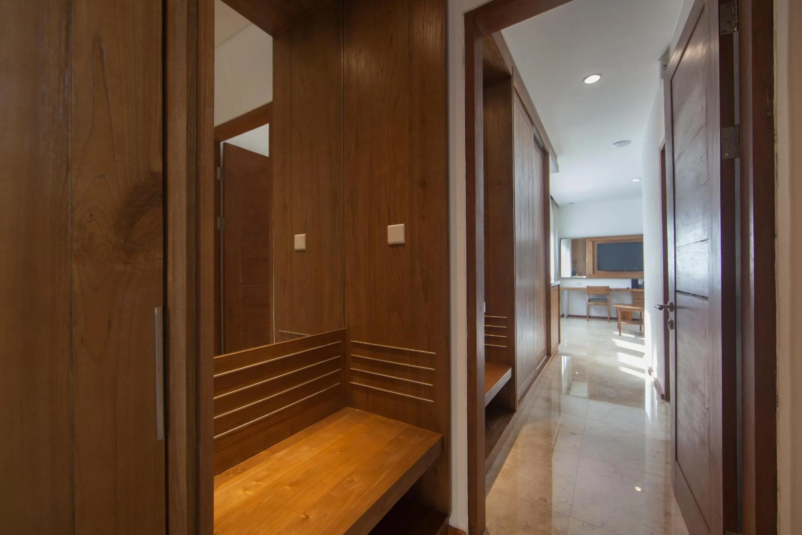 wardrobe in Legian Beach Hotel