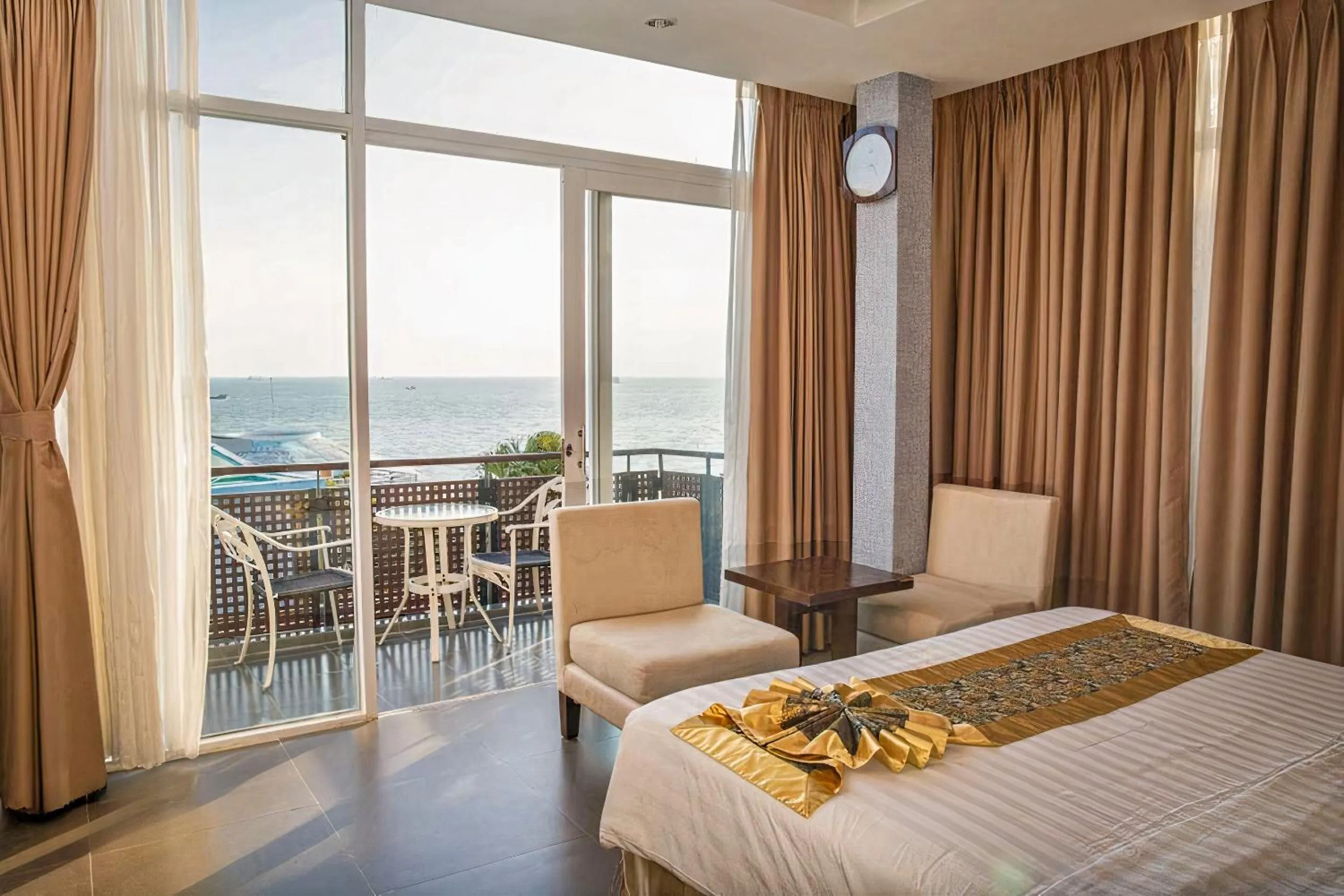 View (from property/room), Bed in Seaside Resort Vung Tau