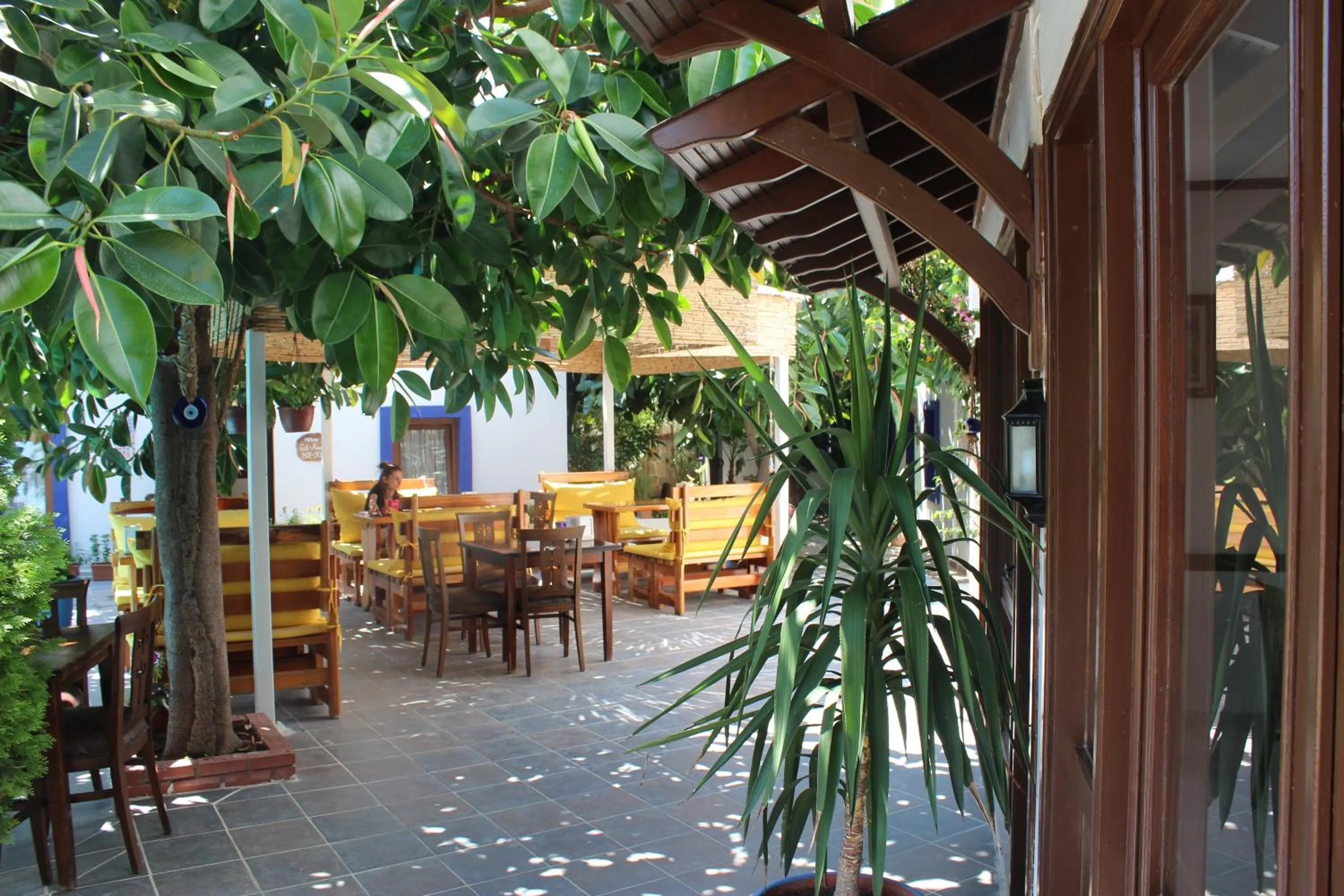 Garden view in Oya Butik Otel