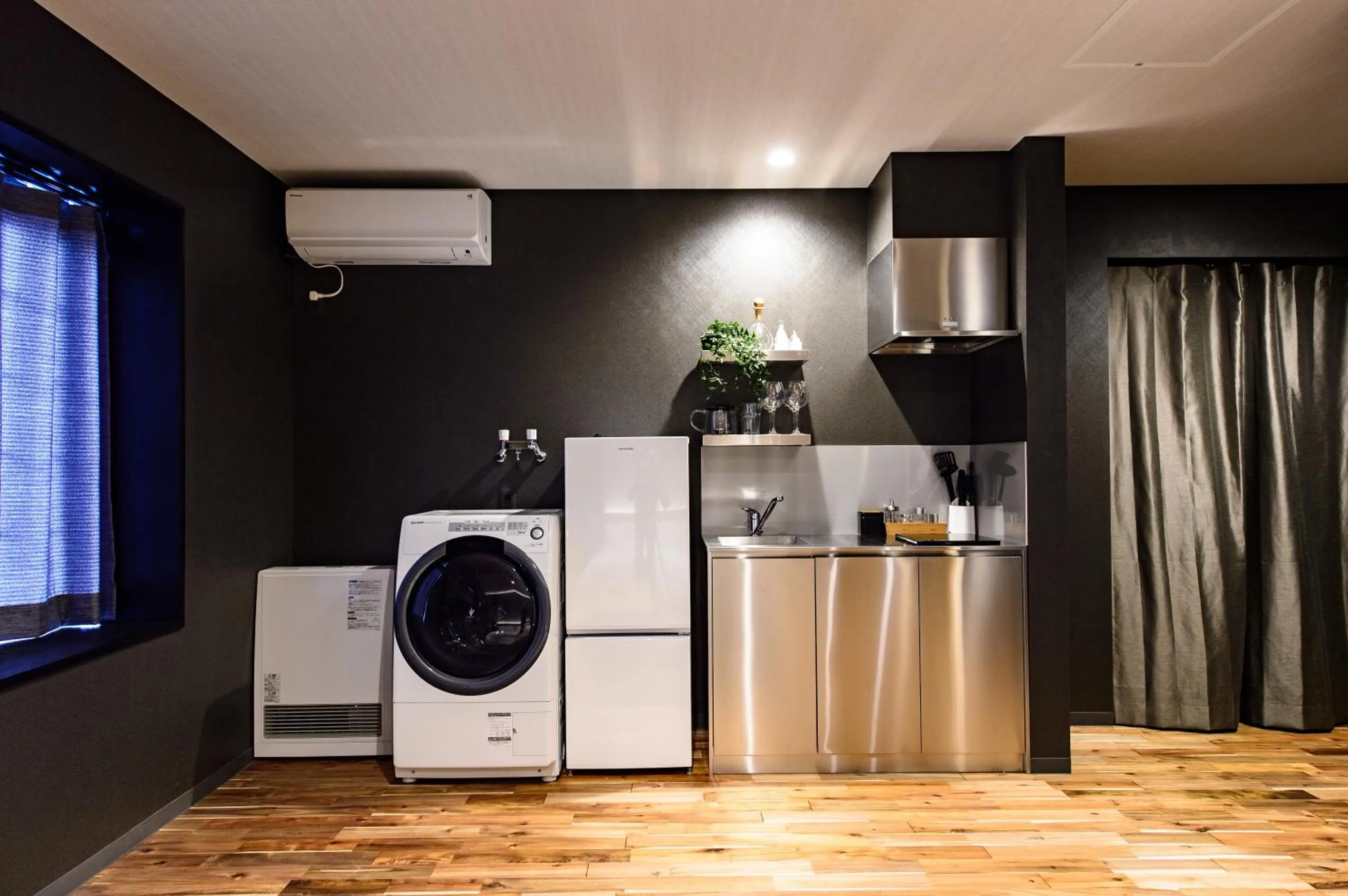 Kitchen or kitchenette in Hakuba Hatago Maruhachi